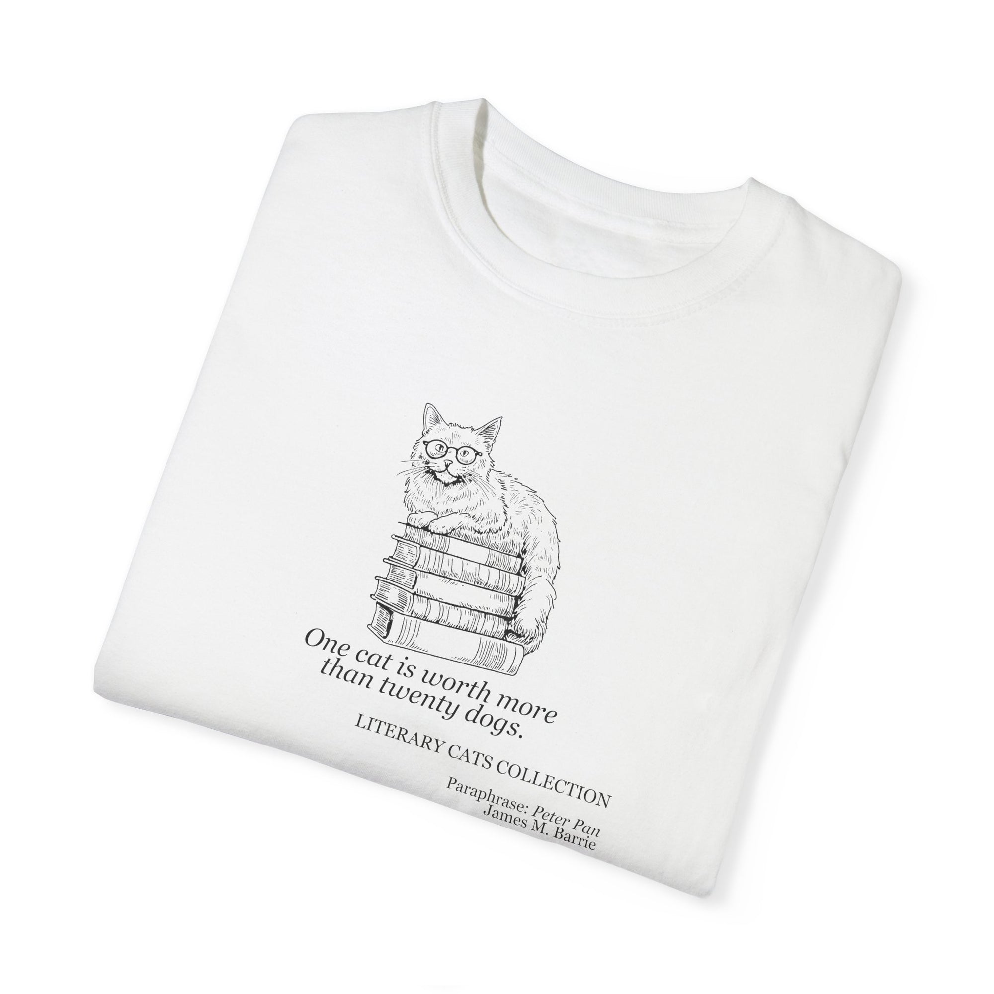 Literary Cat Unisex T-Shirt - Peter Pan