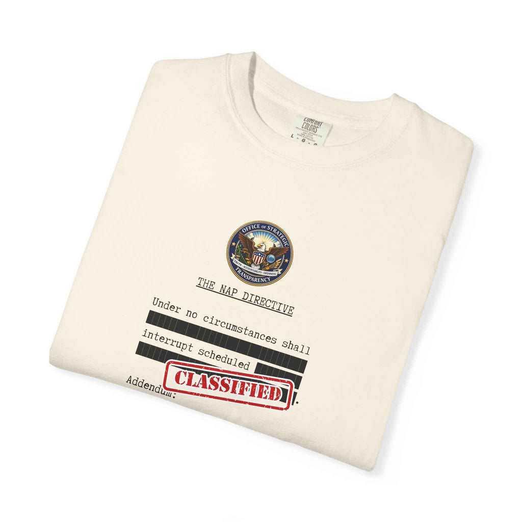 The Nap Directive Unisex T-Shirt – Official Rest Policy Graphic Tee