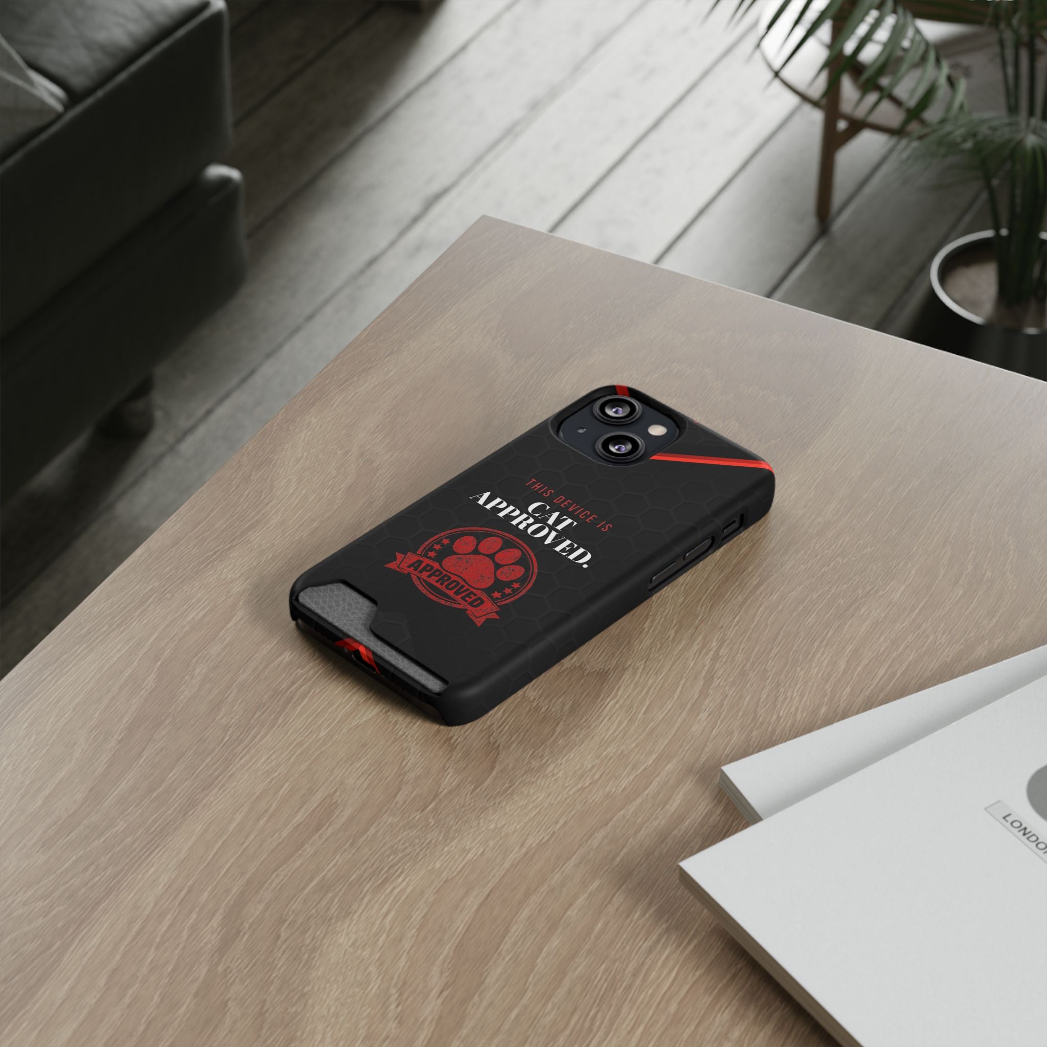Cat Approved iPhone Case — Official Stamp Edition