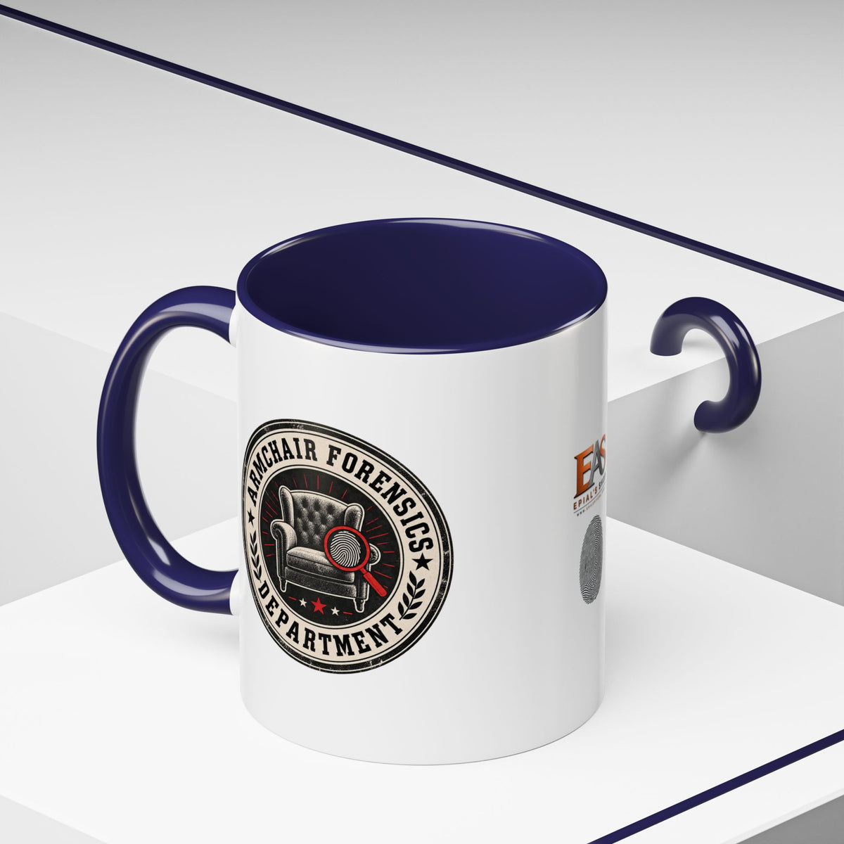 Armchair Forensics Department Accent Coffee Mug, True Crime Mug, 11 oz & 15 oz