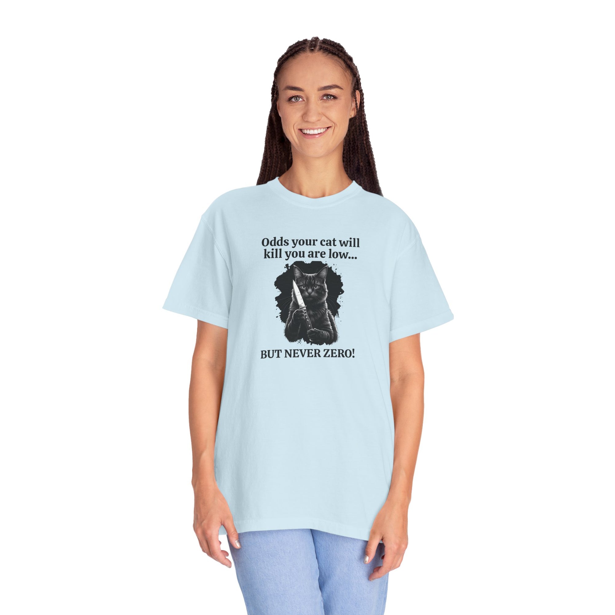 Funny Killer Cat Graphic Tee
