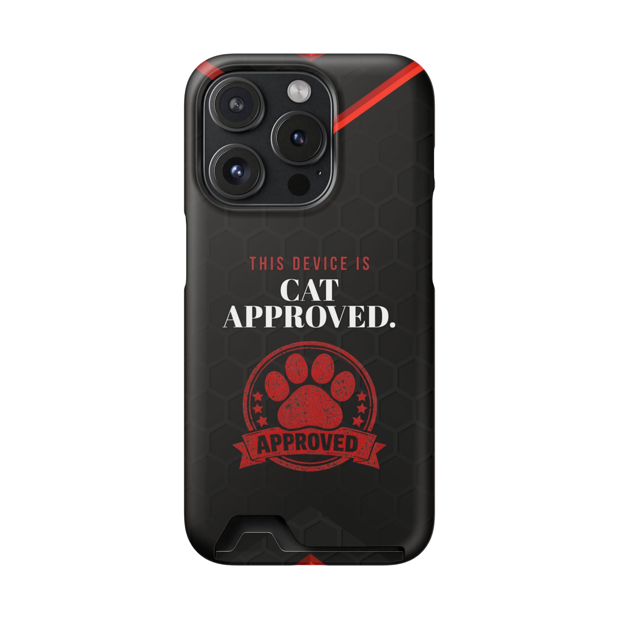 This Device Is Cat Approved Samsung Galaxy Case – Paw Stamp Design