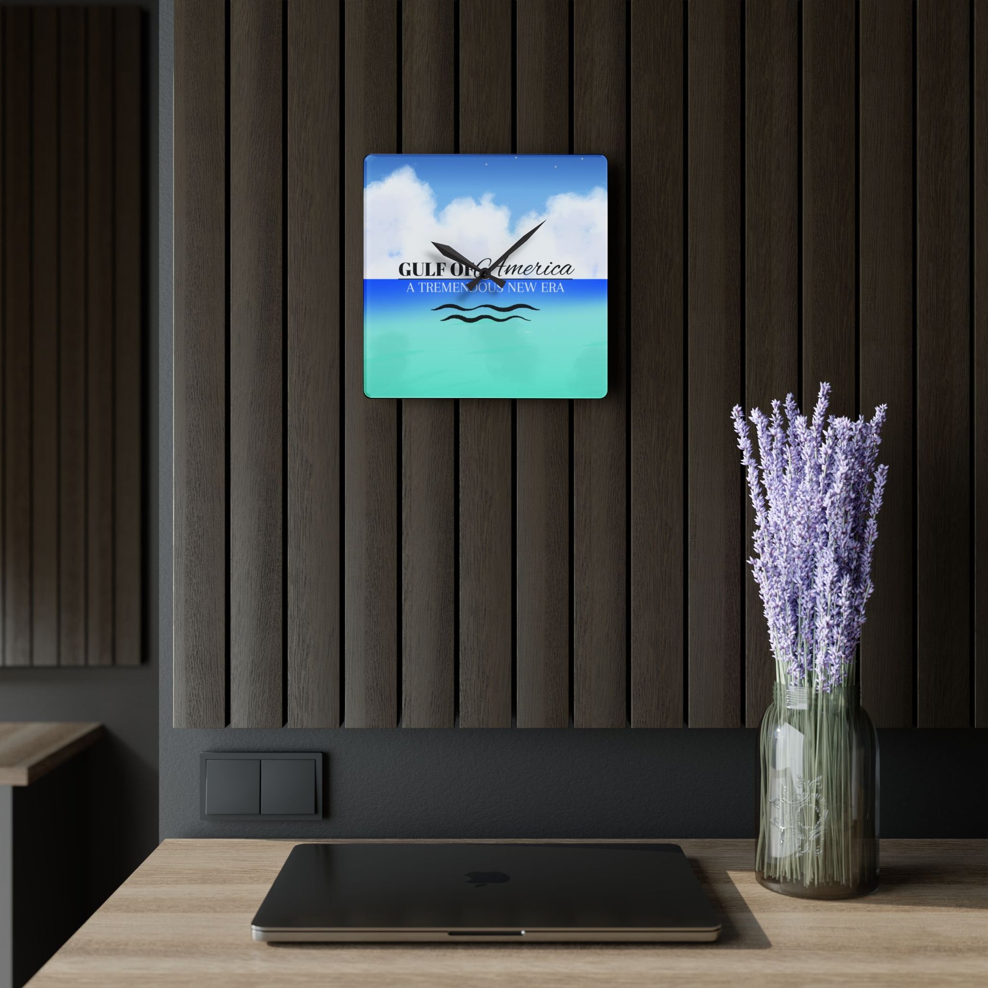 American Gulf Acrylic Wall Clock