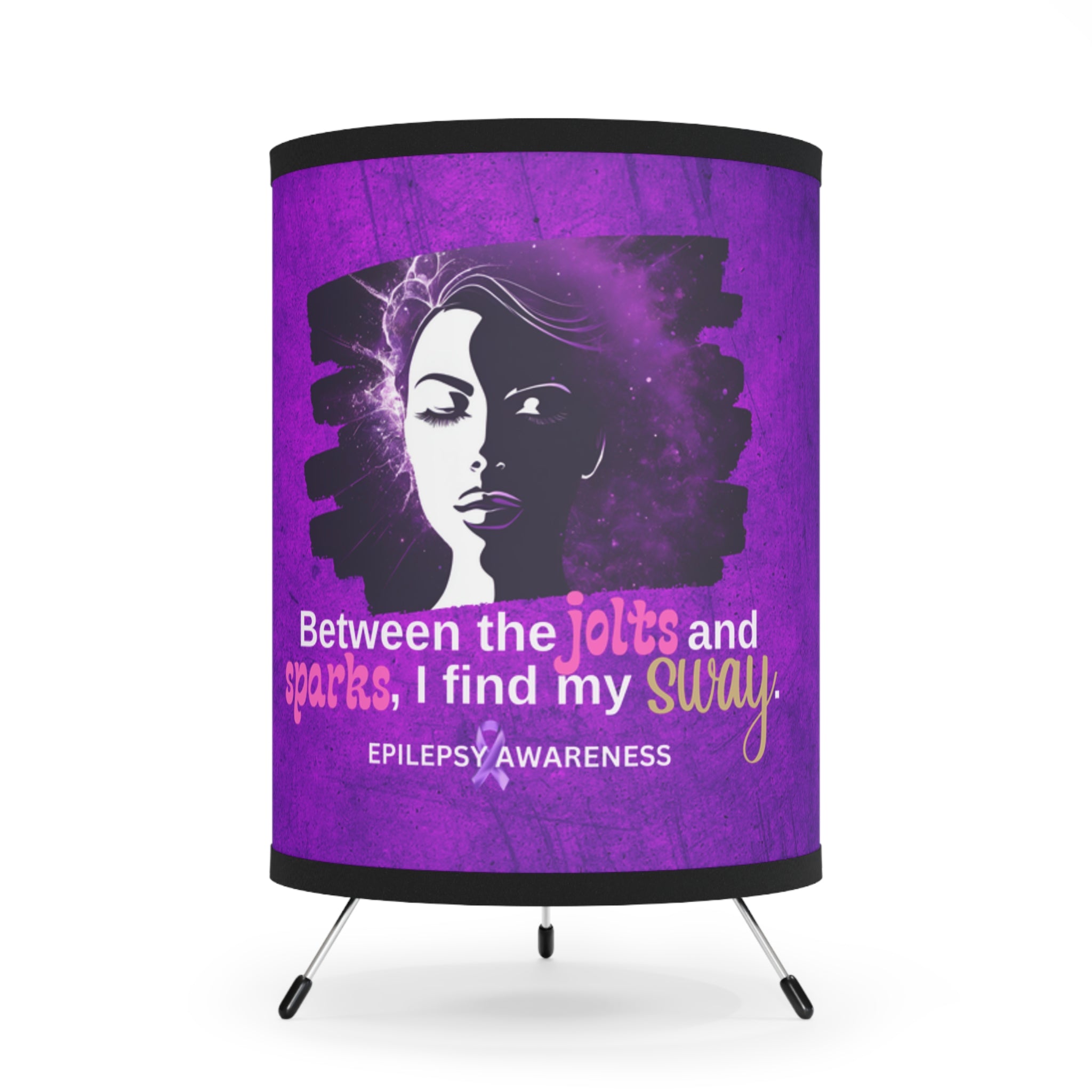 Found My Sway Tripod Lamp with High-Res Printed Shade, US\CA plug - EpiAl's Shop