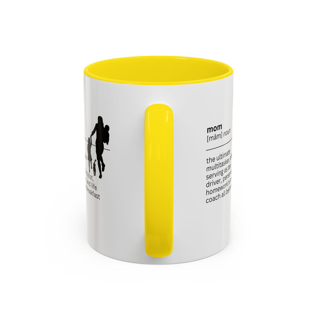 Mom Multitasker Accent Coffee Mug - Perfect Gift for Moms