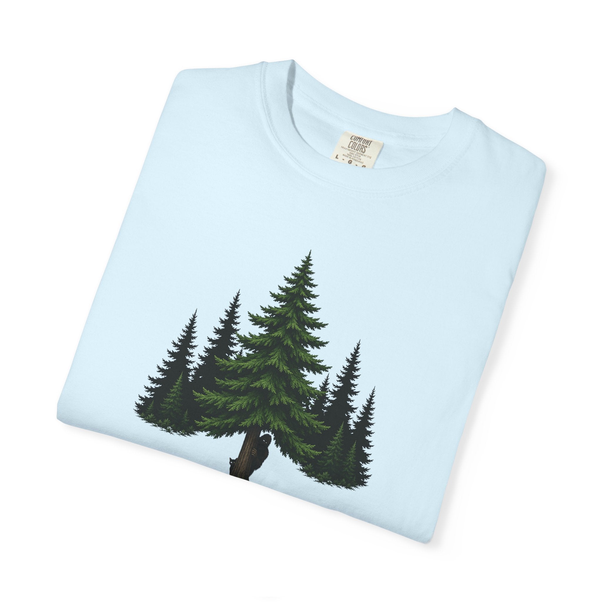 You Saw Nothing Bigfoot & Cat Garment-Dyed T-Shirt