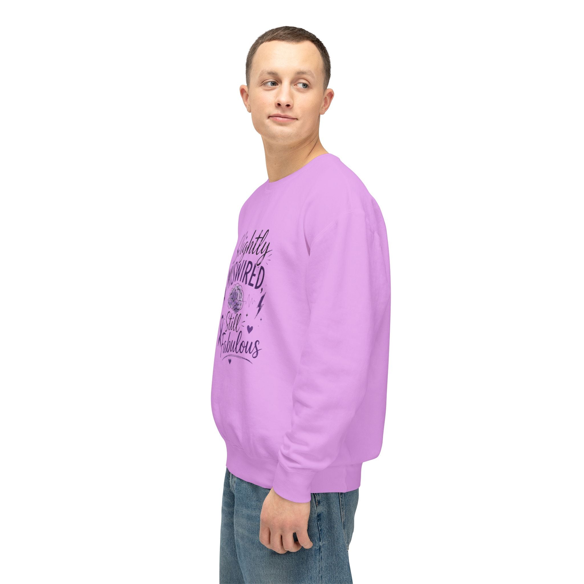 Slightly Miswired, Still Fabulous Epilepsy Awareness Sweatshirt
