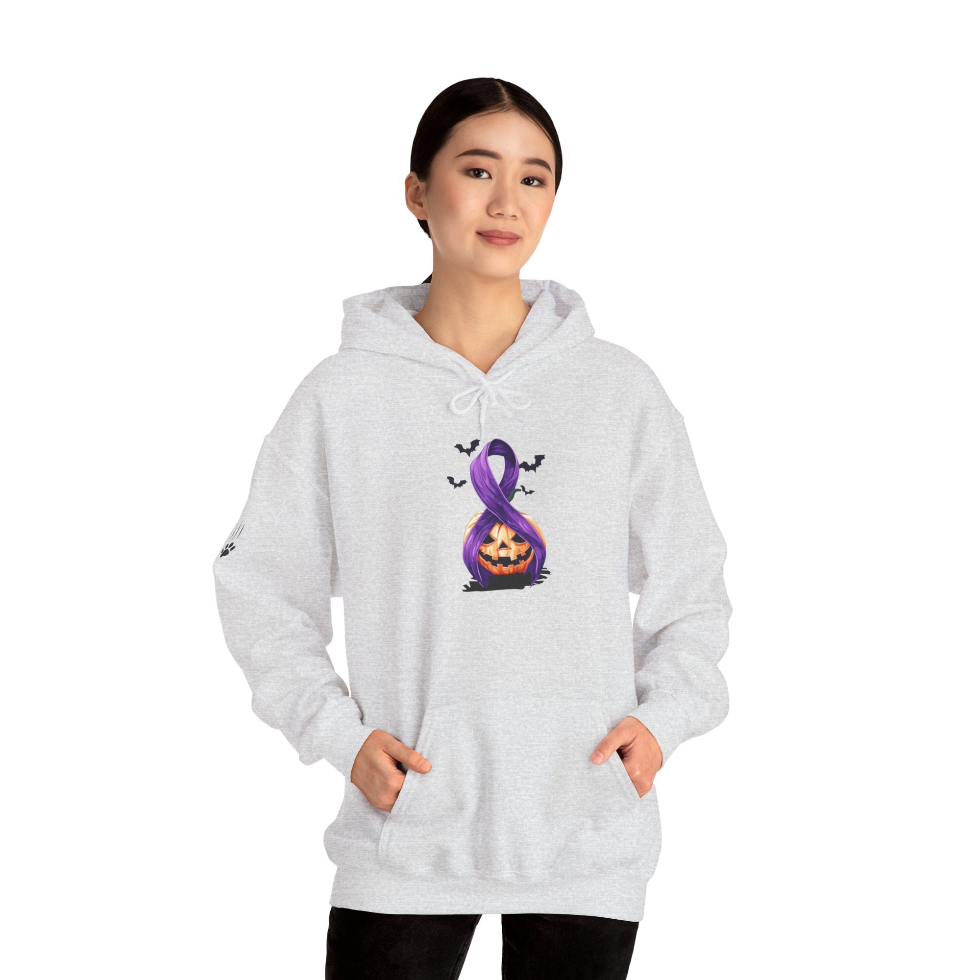 Pumpkins & Purple Ribbons Hoodie