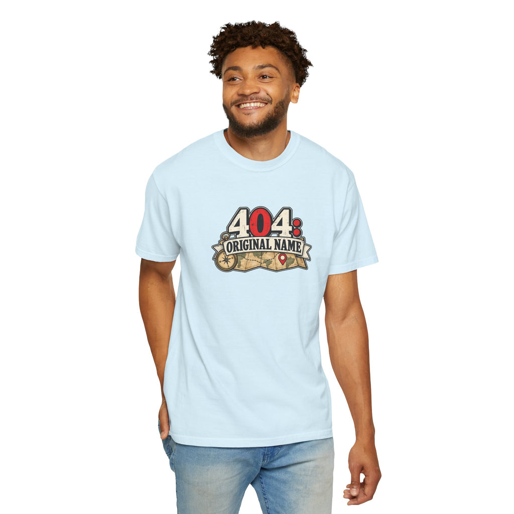 404: Original Name T-Shirt | Funny Geography Renaming Shirt