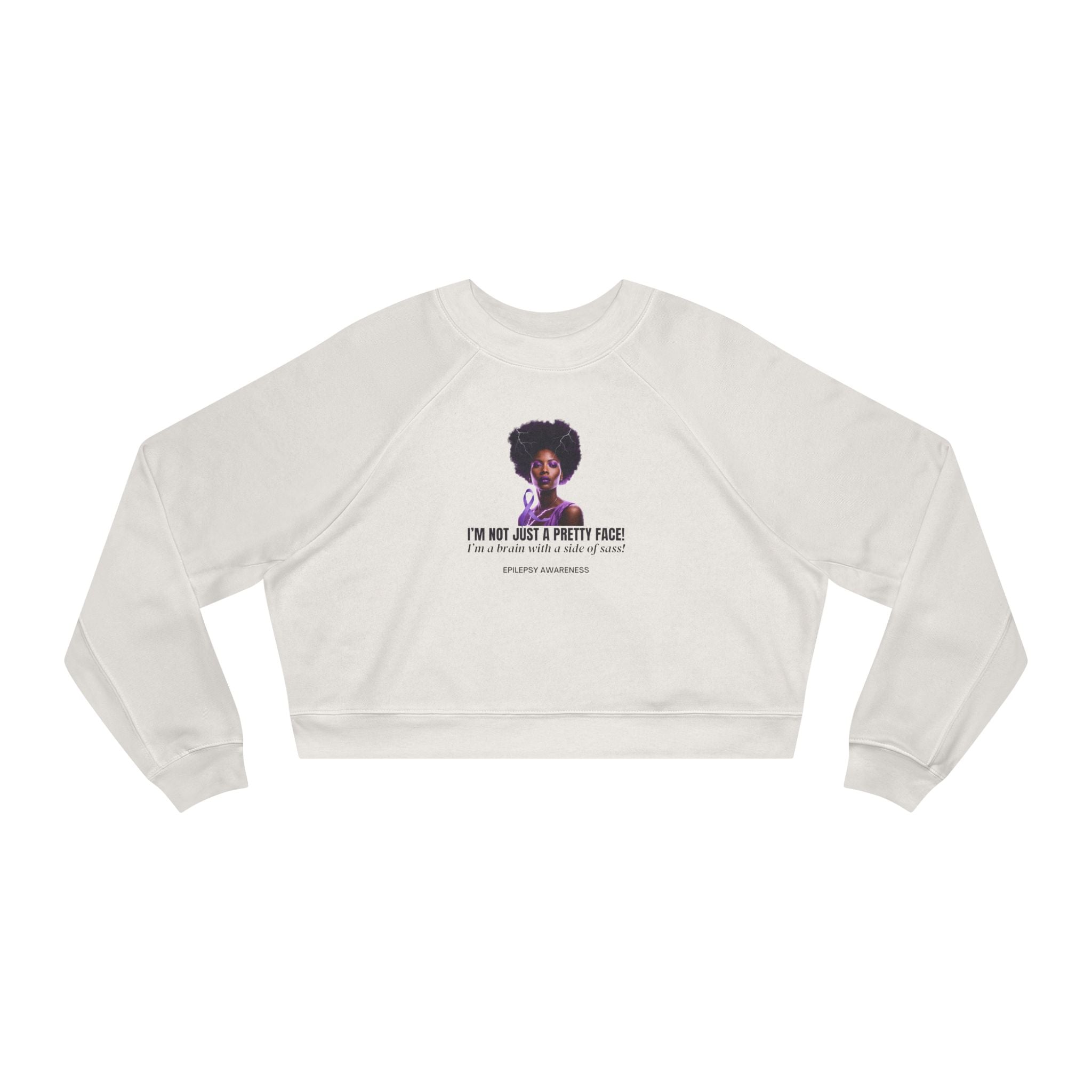Sassy Brain Women's Cropped Fleece Pullover - EpiAl's Shop