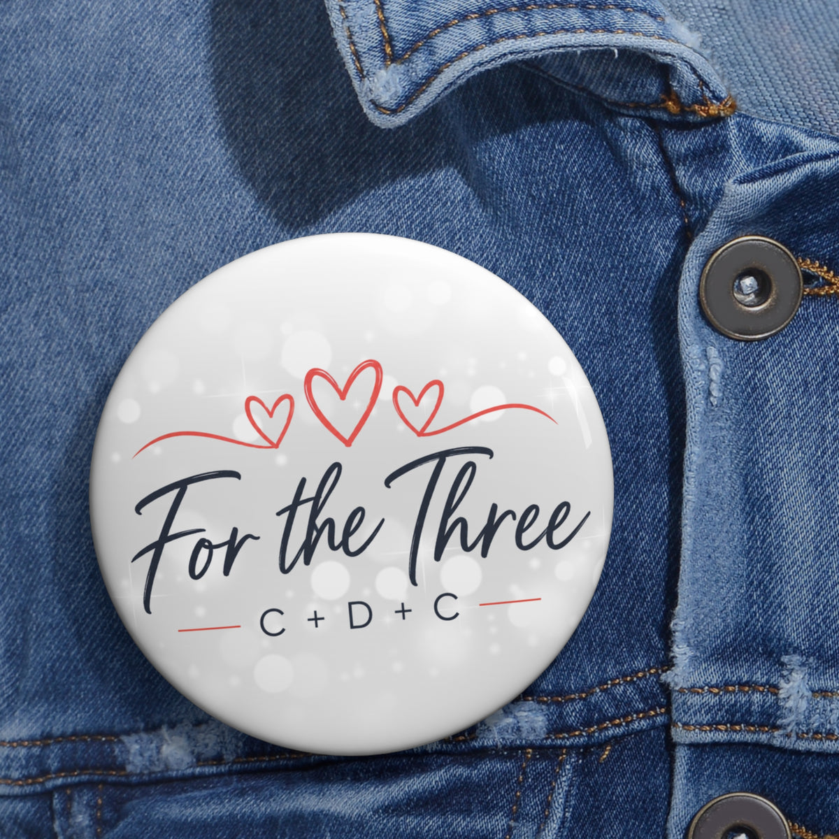 For the Three C + D + C Pin Button | Memorial Support Pin