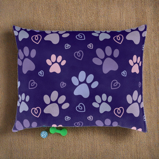 Purple Paw Kitty Pet Bed