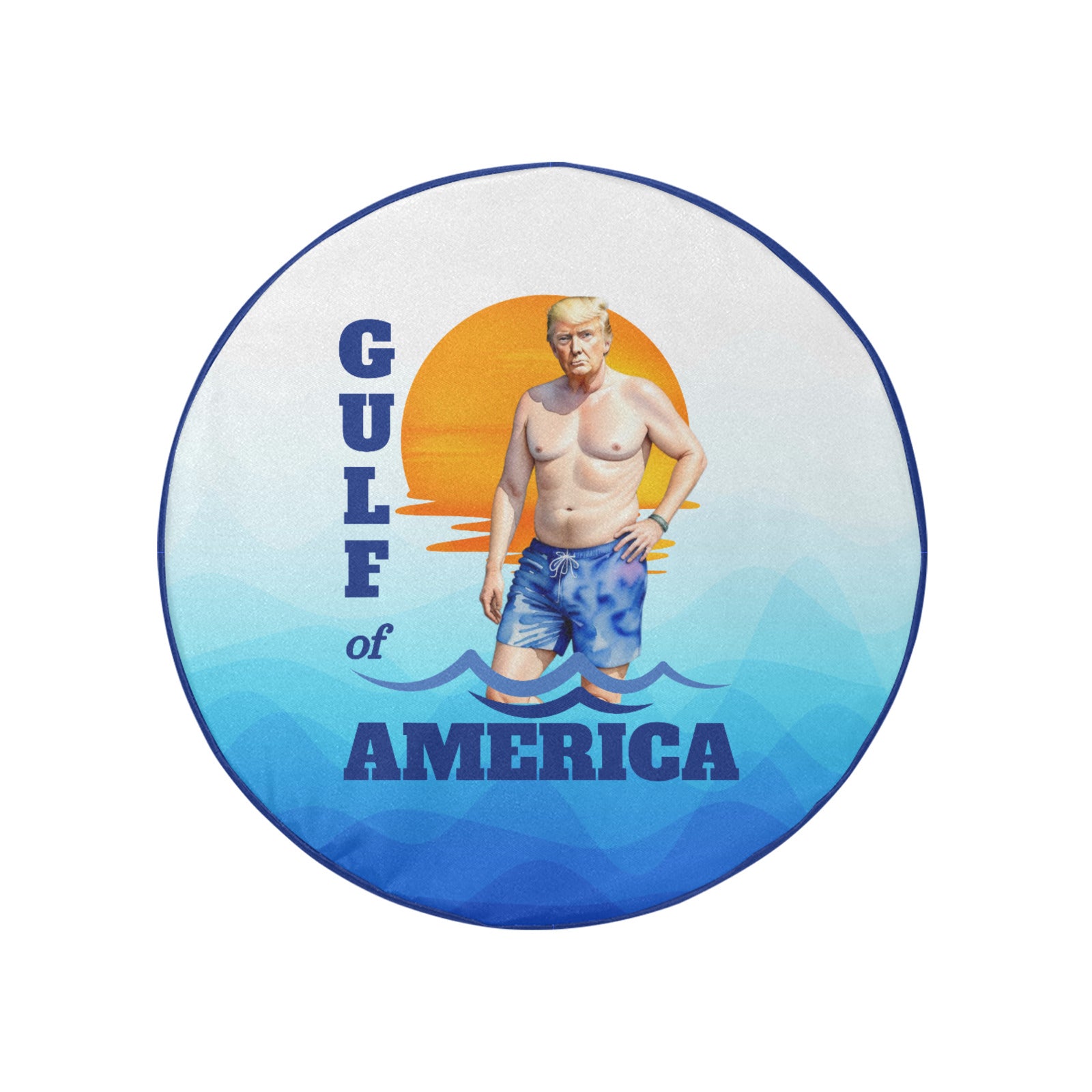 Gulf Coast Trump Spare Tire Cover (Medium)(16")