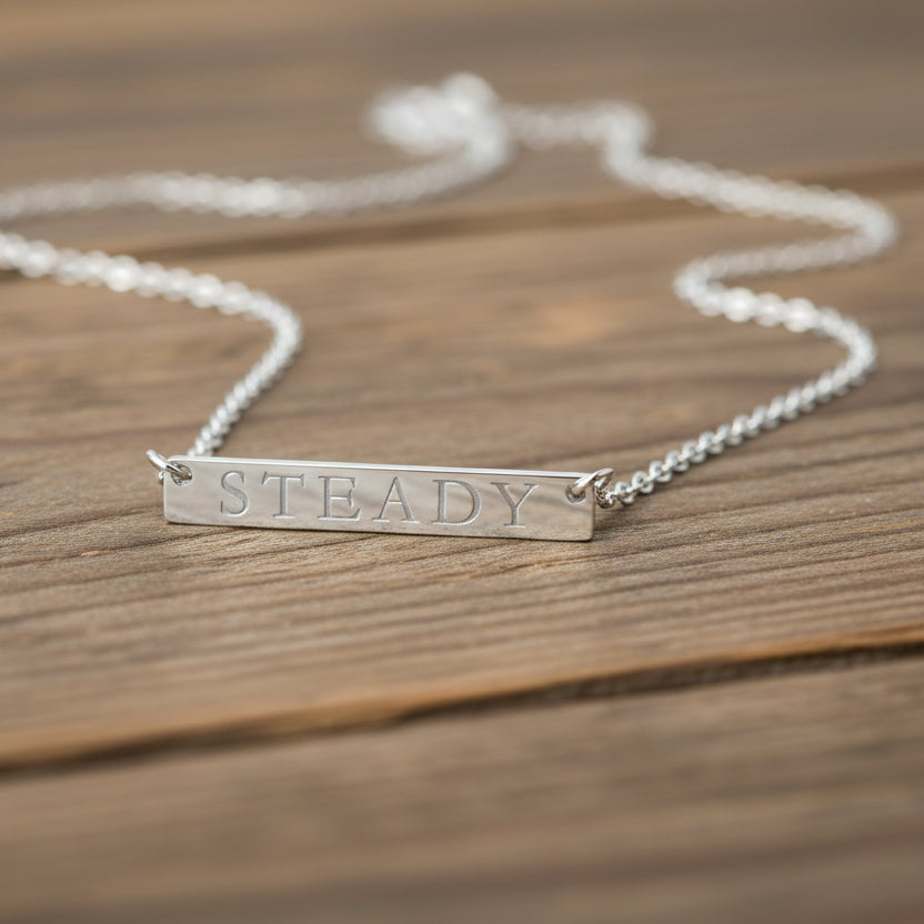 STEADY Bar Necklace – Epilepsy Awareness Jewelry