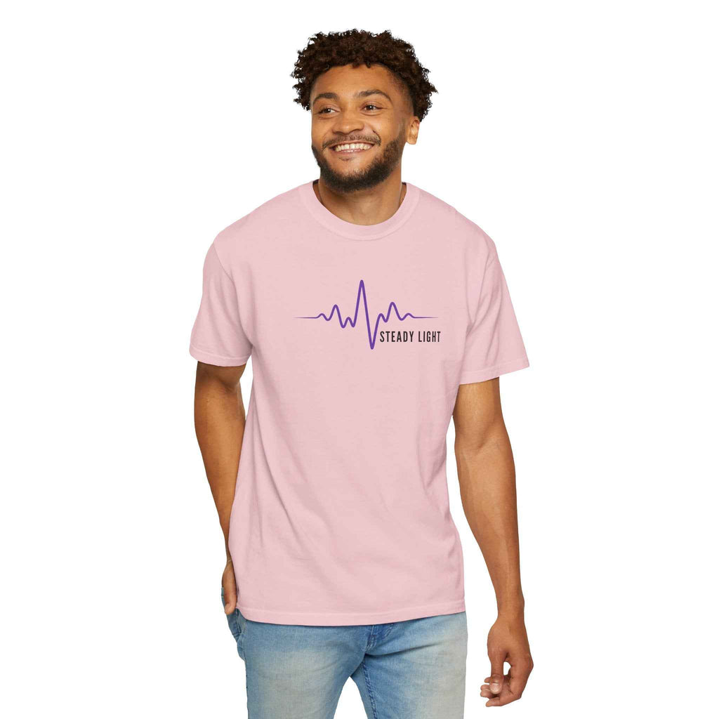 Steady Light EEG Wave T-Shirt – Minimal Epilepsy Awareness Graphic Tee
