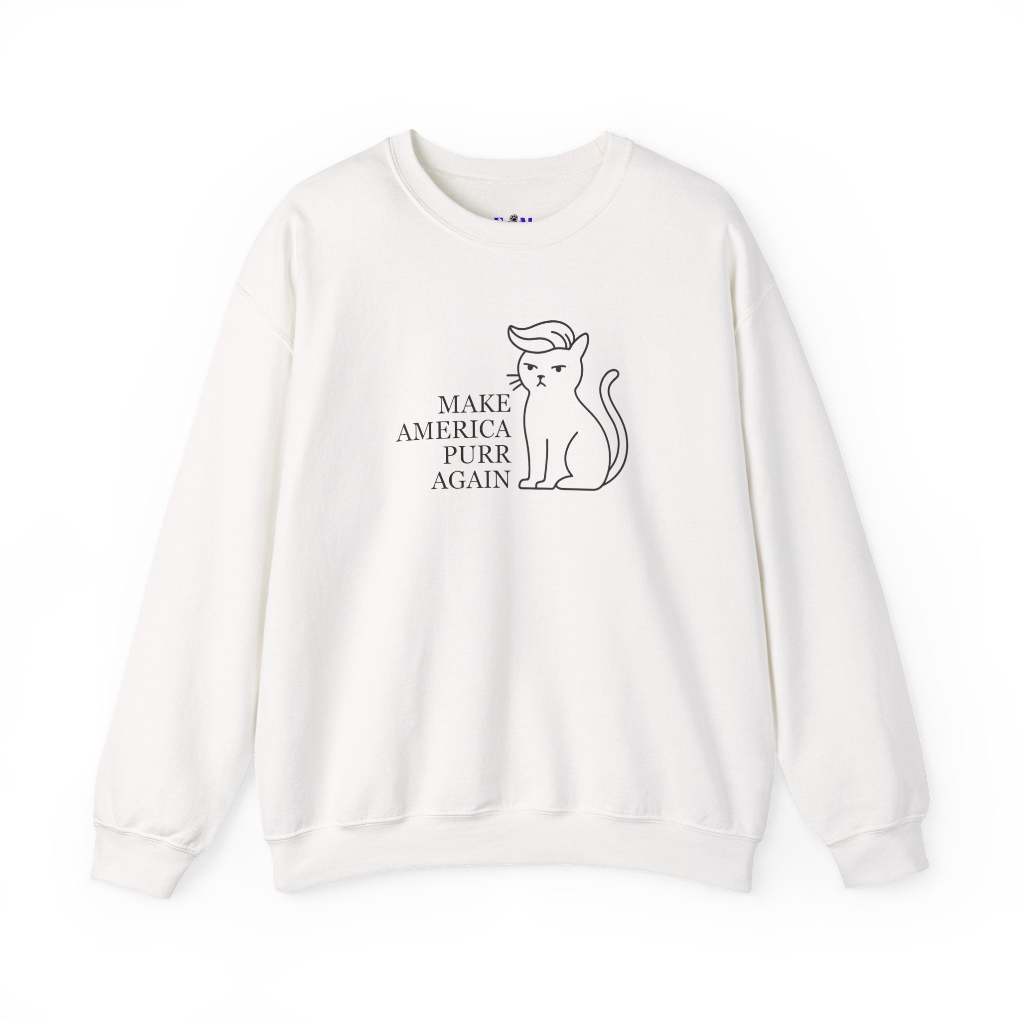 “Make America Purr Again” Parody Cat Sweatshirt