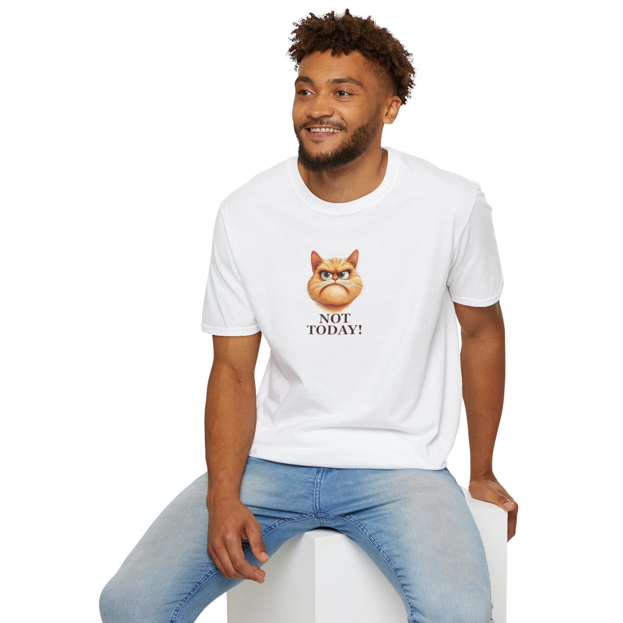 Sassy Not Today Cat T-Shirt, Fun Graphic Tee