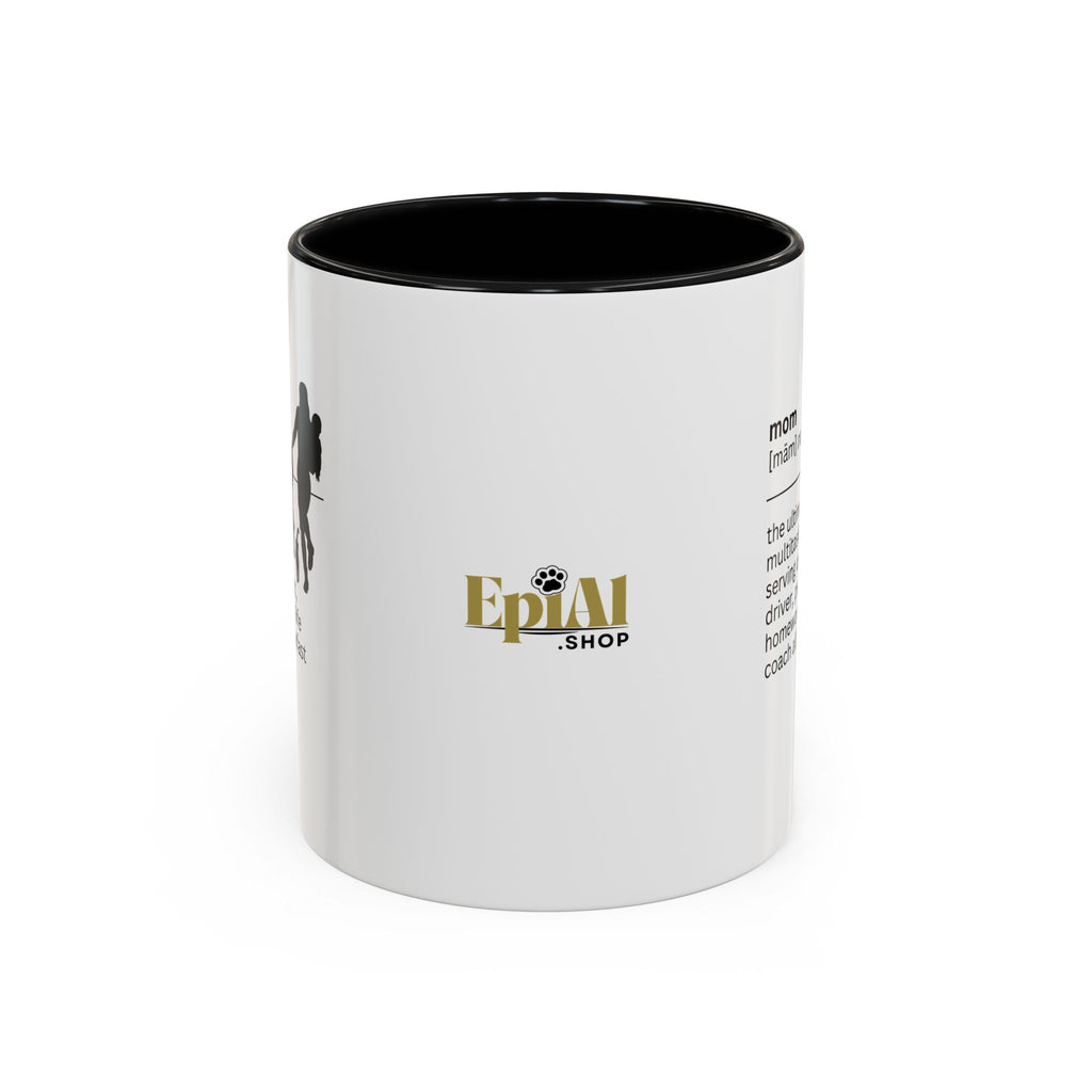 Mom Multitasker Accent Coffee Mug - Perfect Gift for Moms