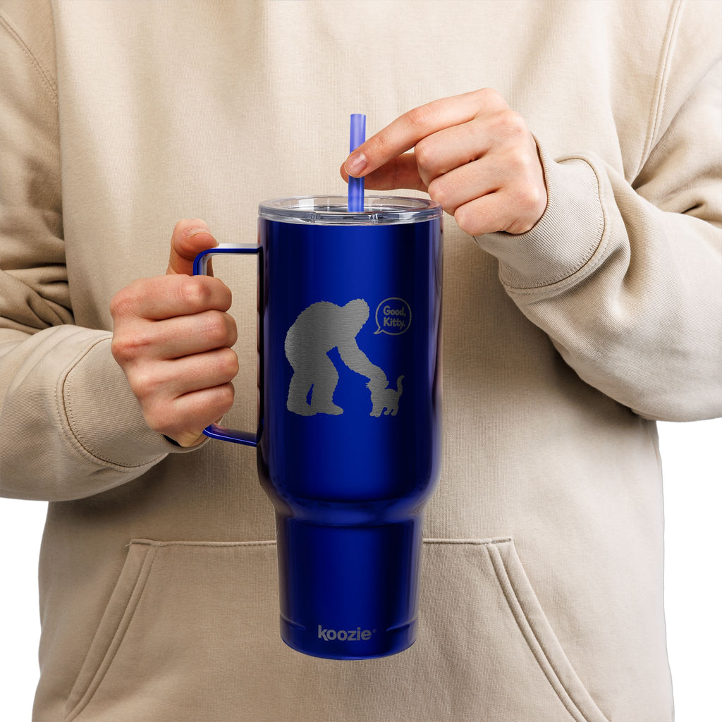 Bigfoot & Cat “Good, Kitty.” 40 oz Insulated Tumbler