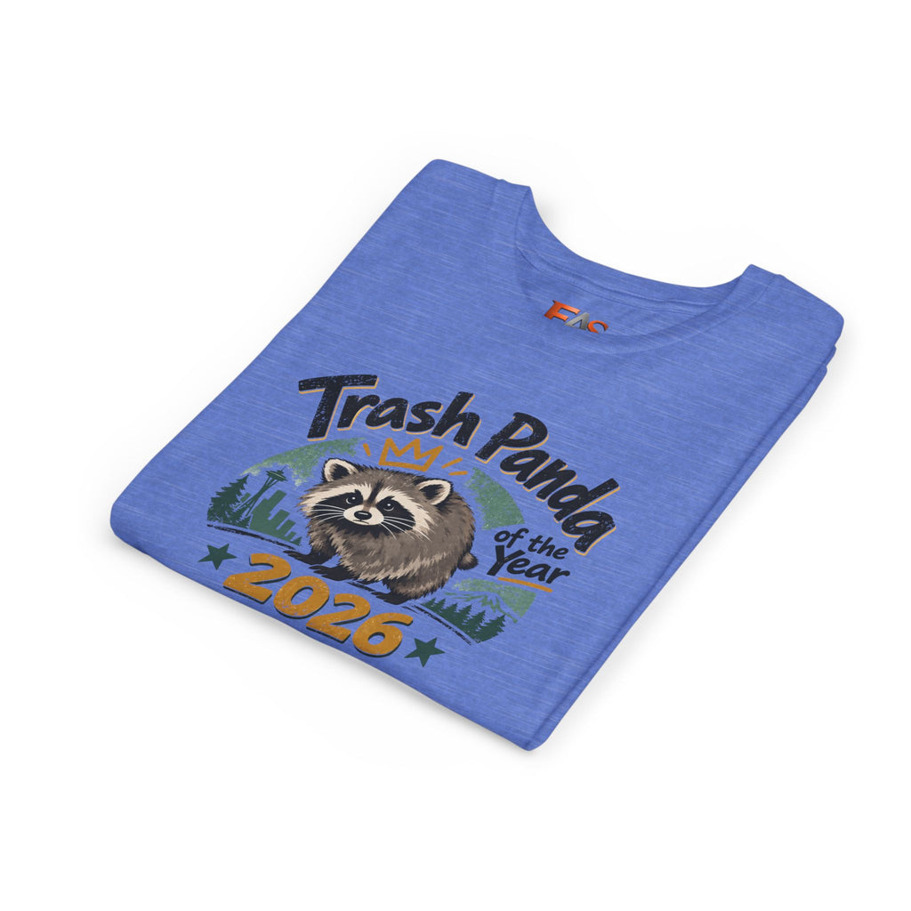 Trash Panda of the Year 2026 Youth T-Shirt | Jimothy-Inspired Raccoon Tee