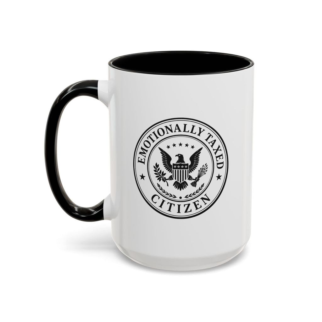 Emotionally Taxed Citizen Accent Mug | Existential Office Mug