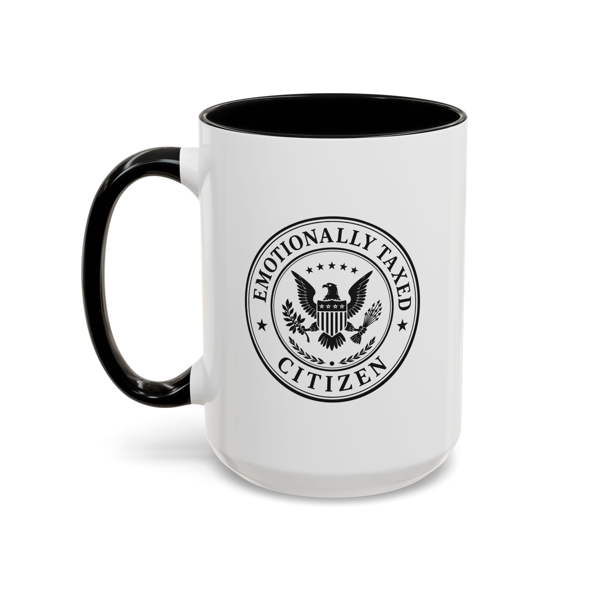 Emotionally Taxed Citizen Accent Mug | Existential Office Mug