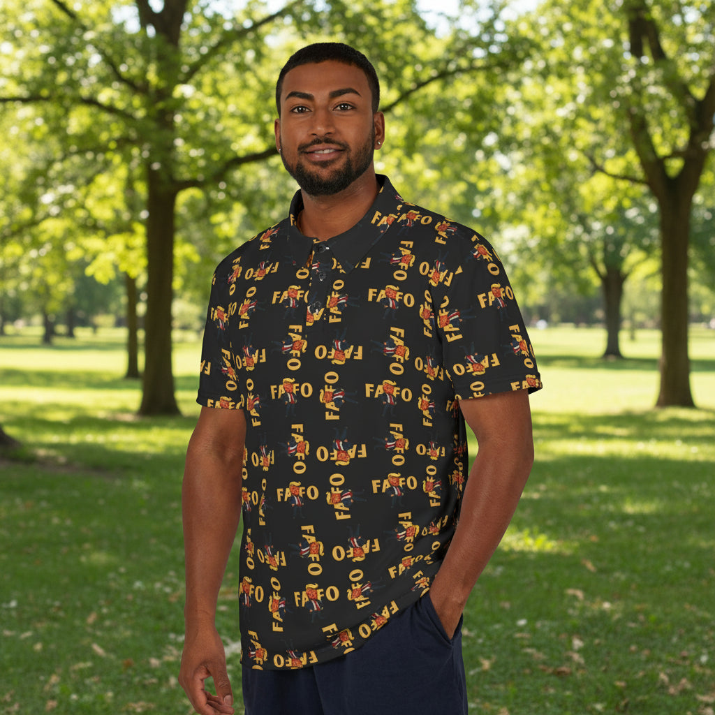 Brazen Political Parody Unisex Polo Shirt