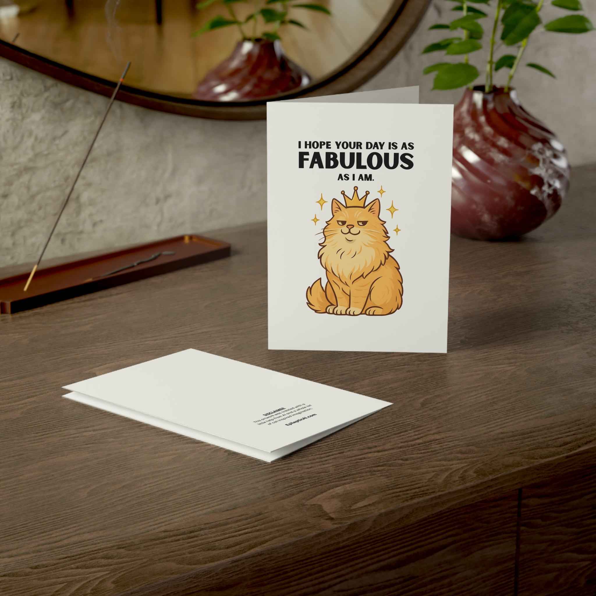 Hope Your Day Is as Fabulous as I Am Greeting Card – 10, 30, 50 pc. sets
