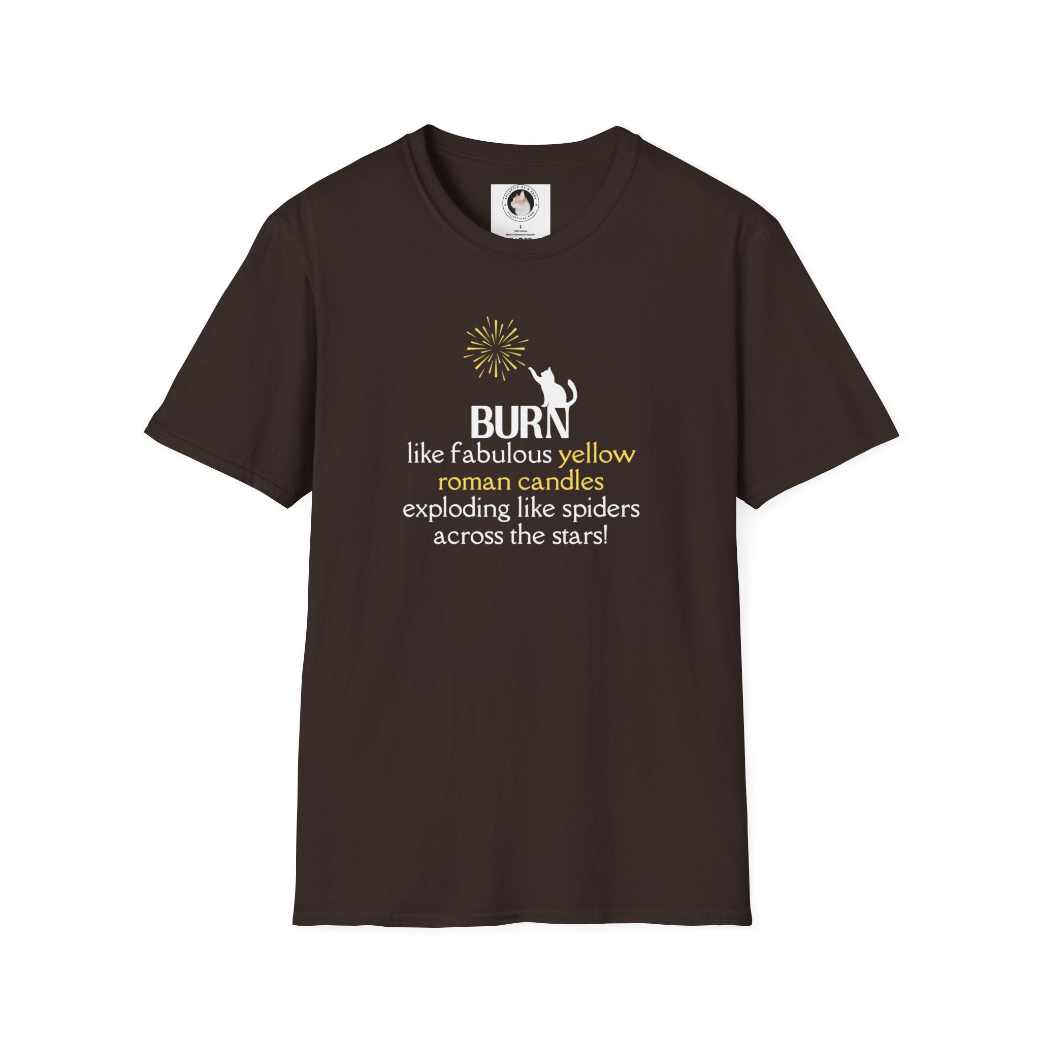 Burn Unisex Softstyle T - Shirt - T - Shirt - Epileptic Al’s Shop