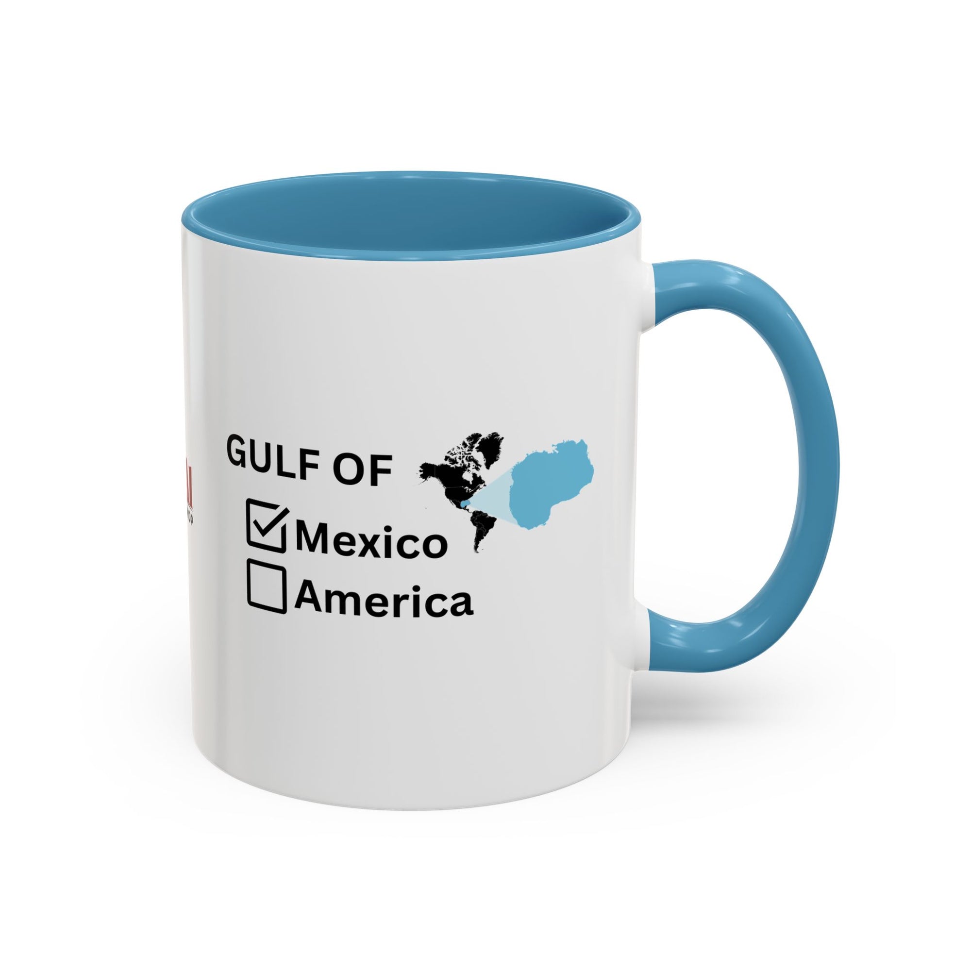 Gulf of Mexico Checkbox Accent Coffee Mug