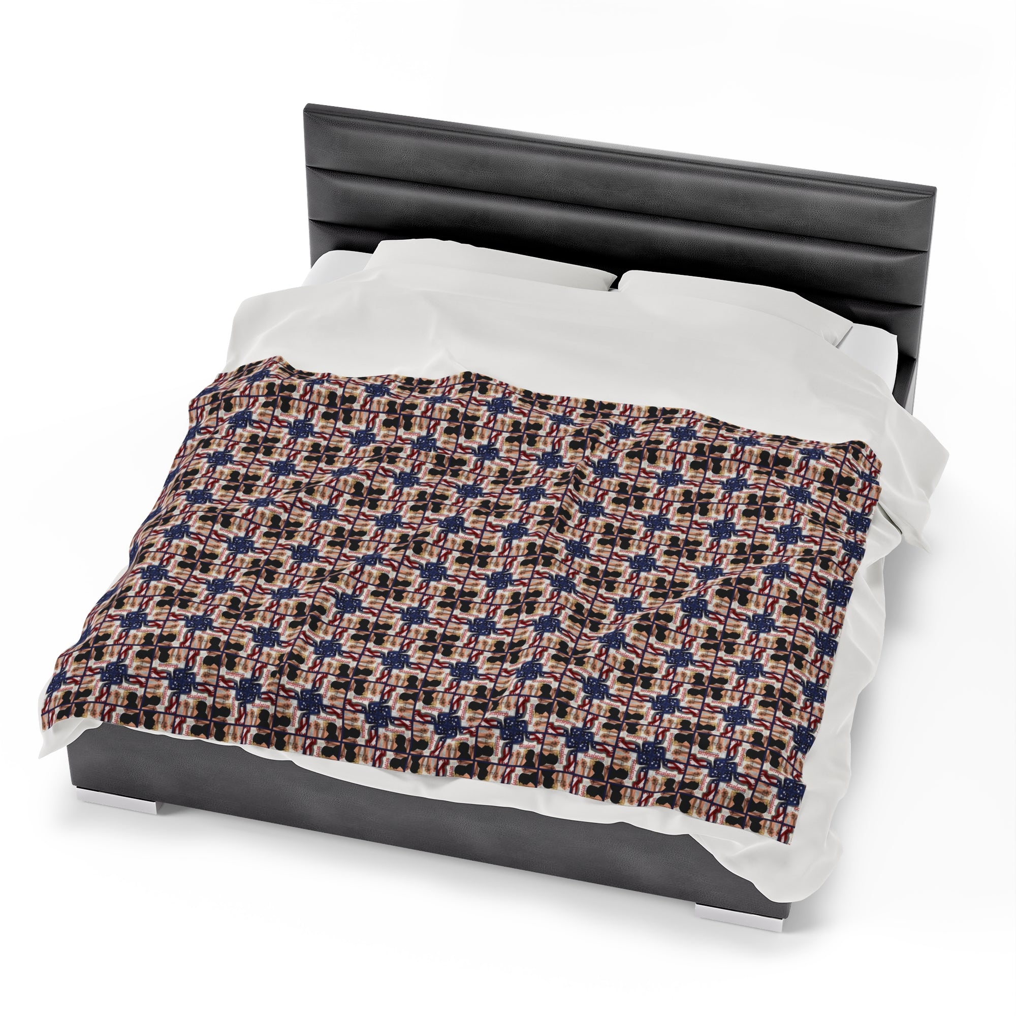 Trump Revolution of Common Sense Velveteen Plush Blanket