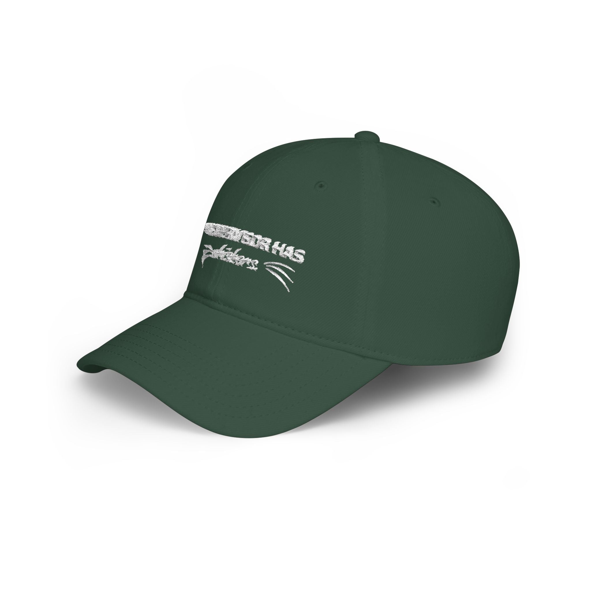 My Supervisor Has Whiskers Embroidered Cat Lover Baseball Cap