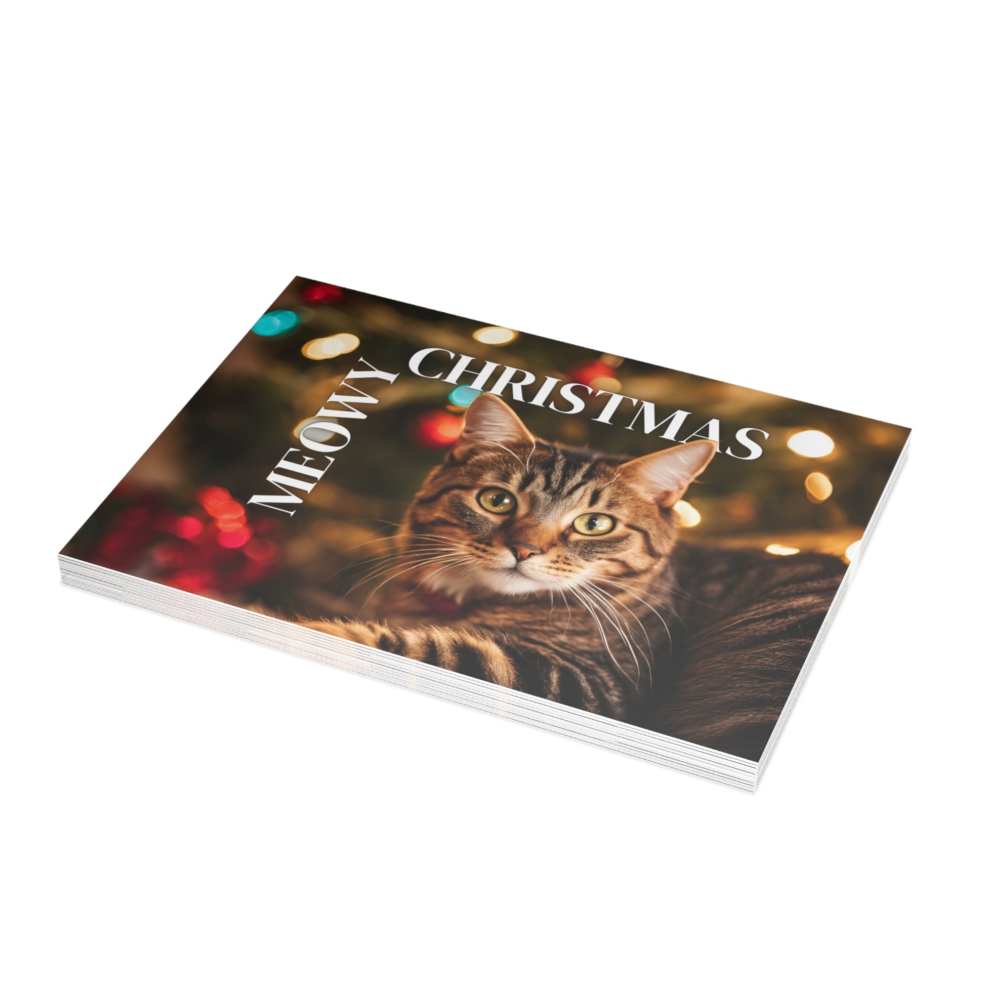 Meowy Christmas Postcard Bundles (envelopes included)