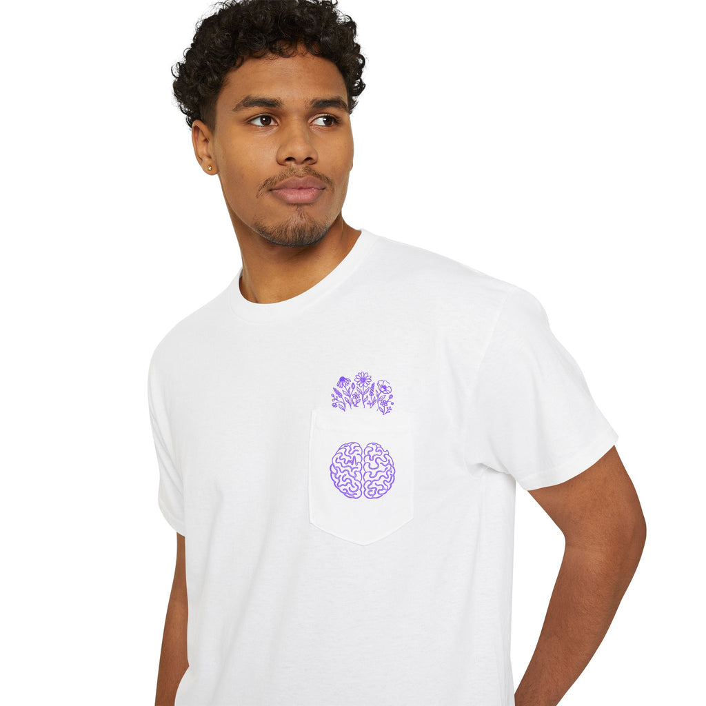 Mind in Bloom Epilepsy Awareness Pocket T-Shirt
