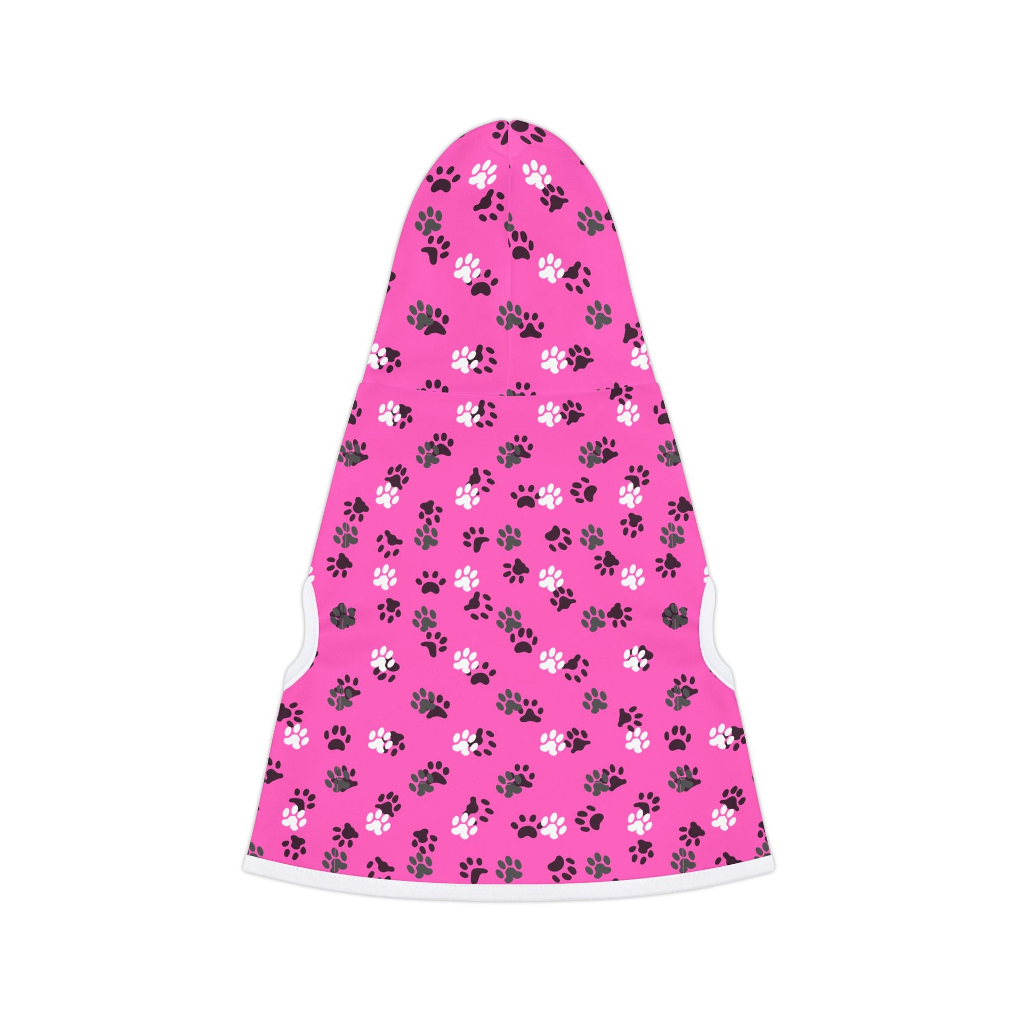 Pink Paw Prints Pet Hoodie