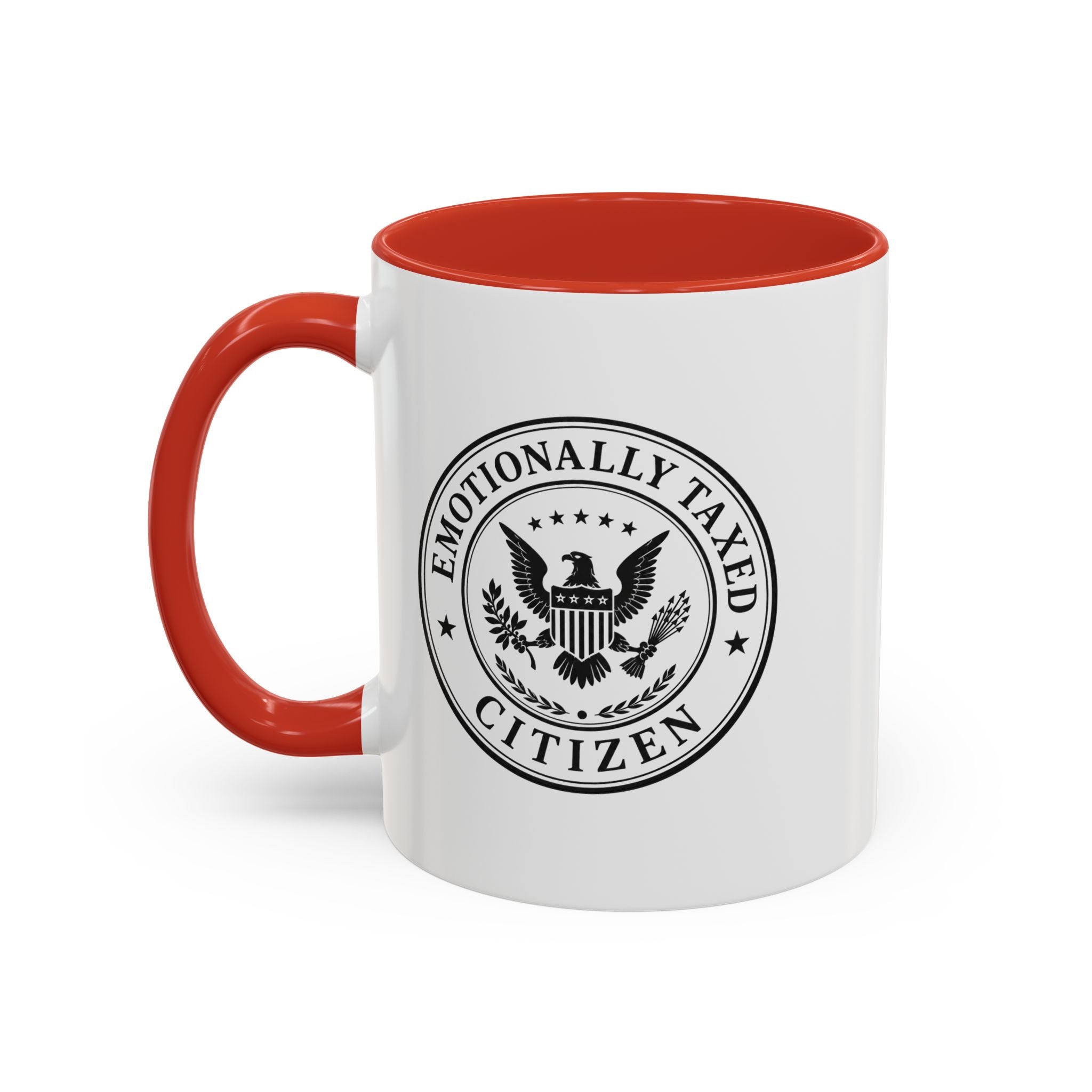 Emotionally Taxed Citizen Accent Mug | Existential Office Mug