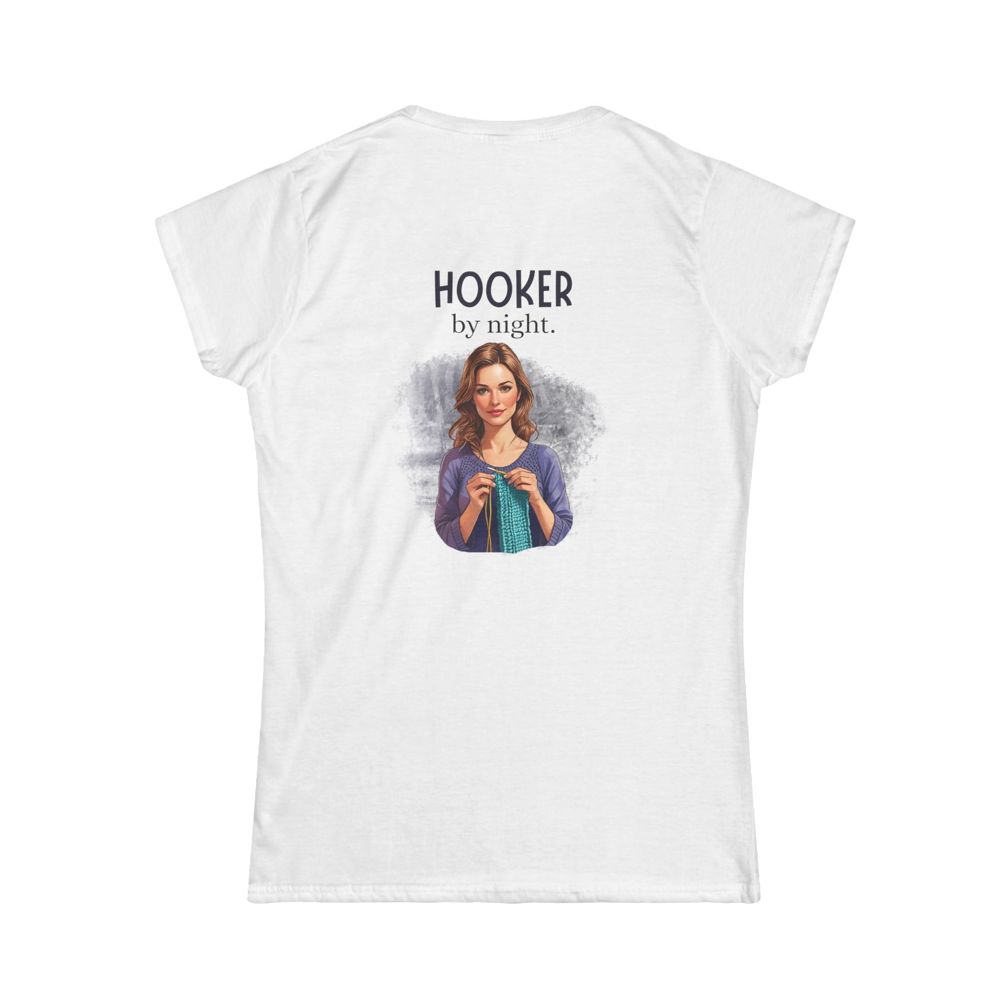 Cat Lady by Day, Hooker by Night Softstyle Tee