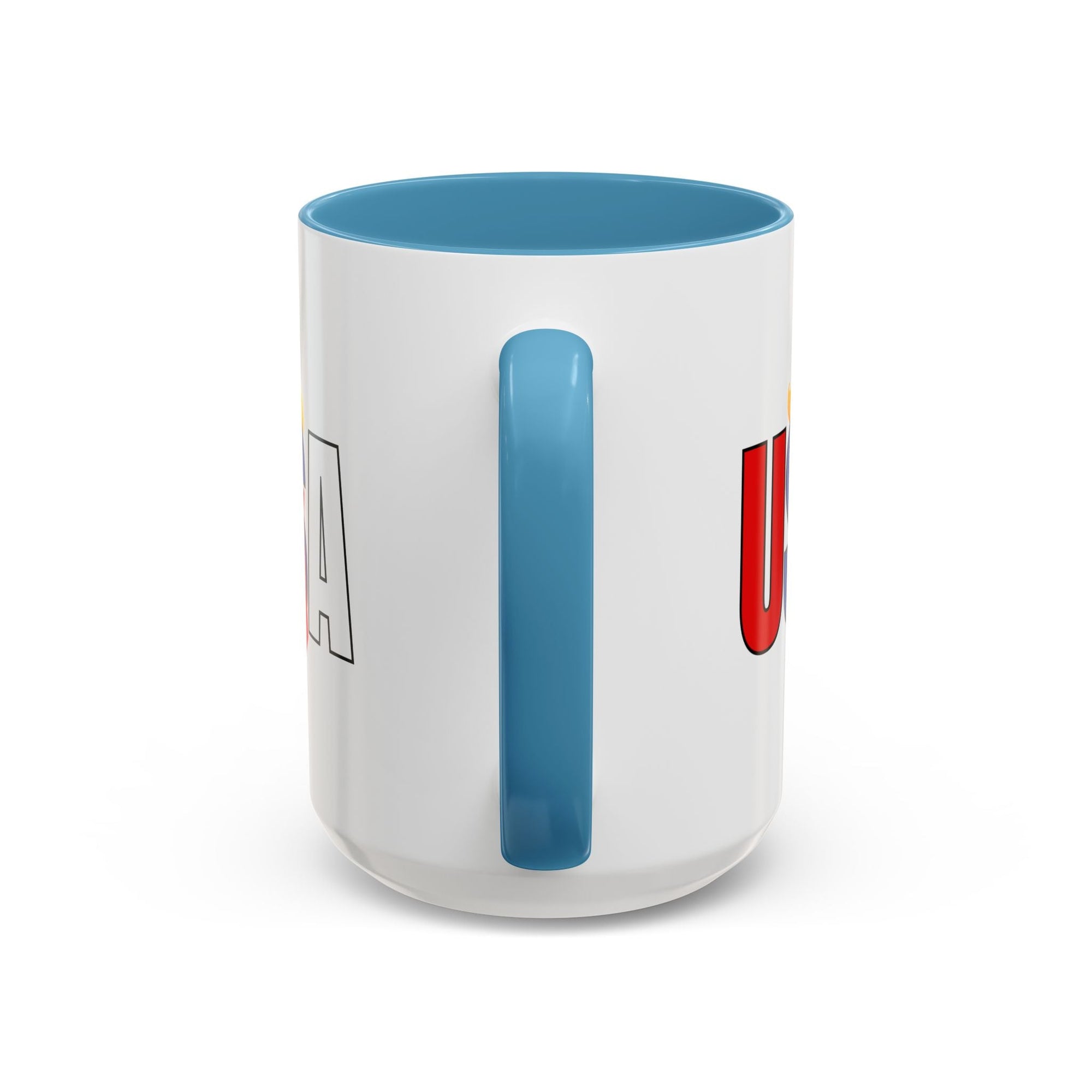 Trump USA Accent Coffee Mug Printify