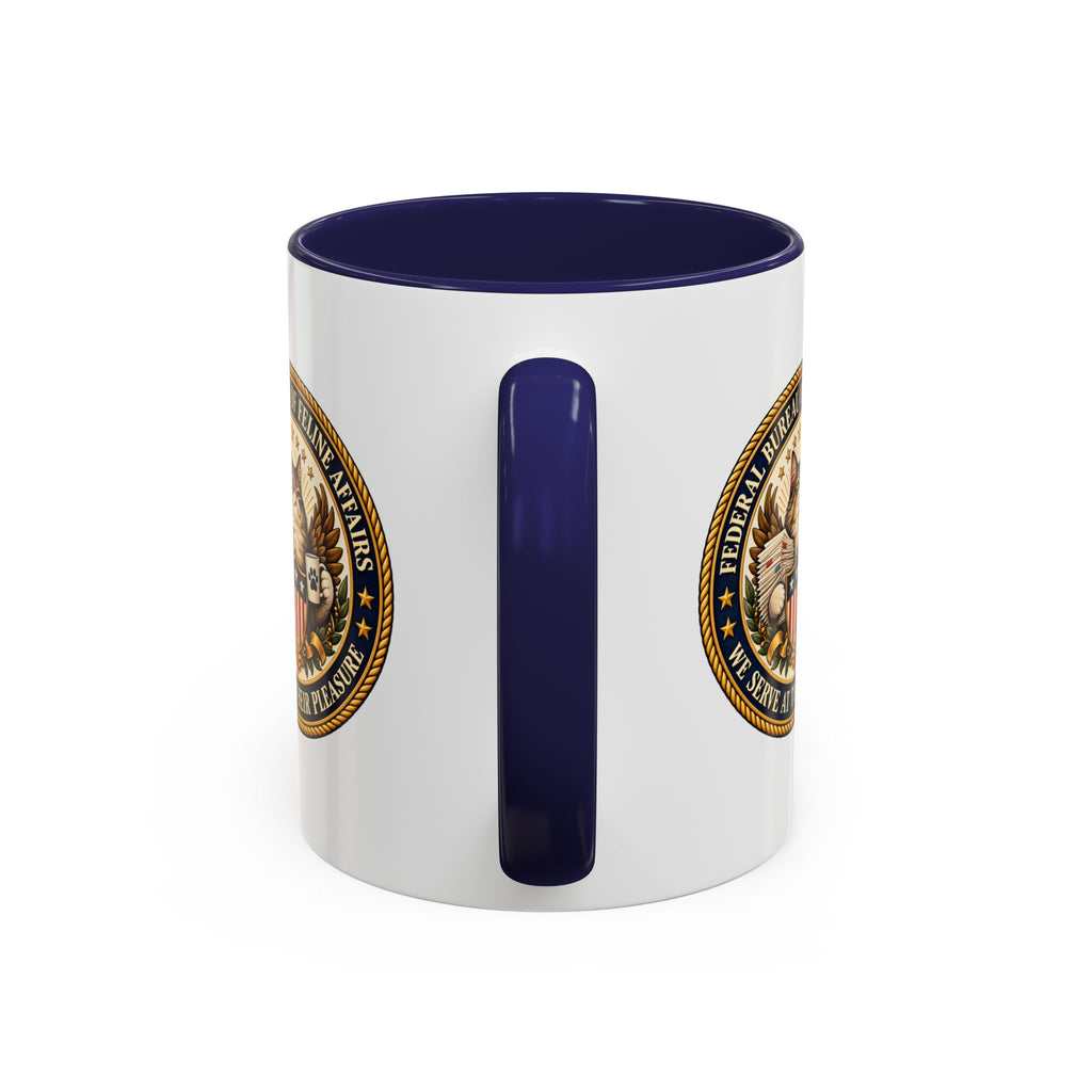 Federal Bureau of Feline Affairs Mug | Funny Cat Government Parody Coffee Cup | 11oz & 15oz