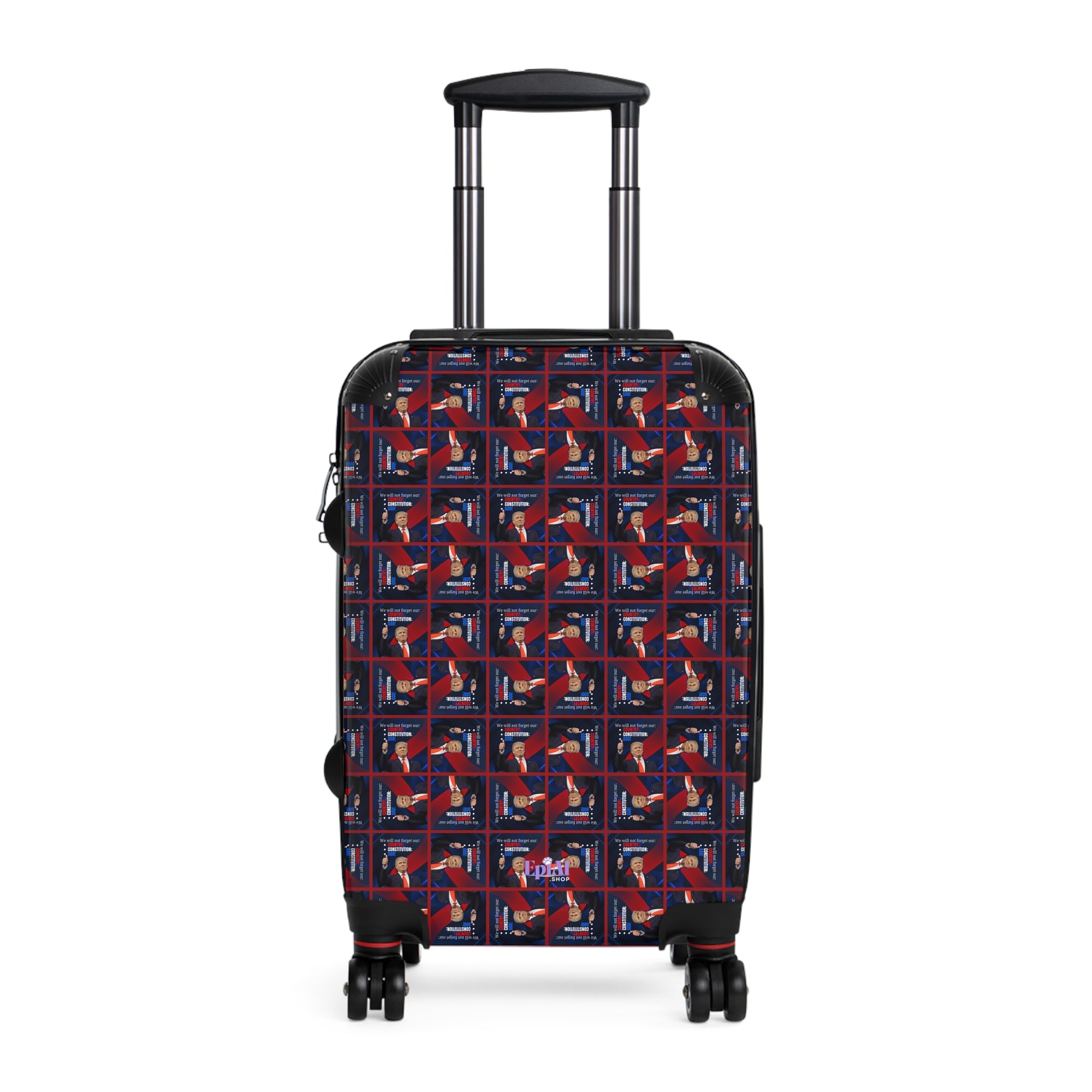 Trump Country Constitution God Patterned Suitcase