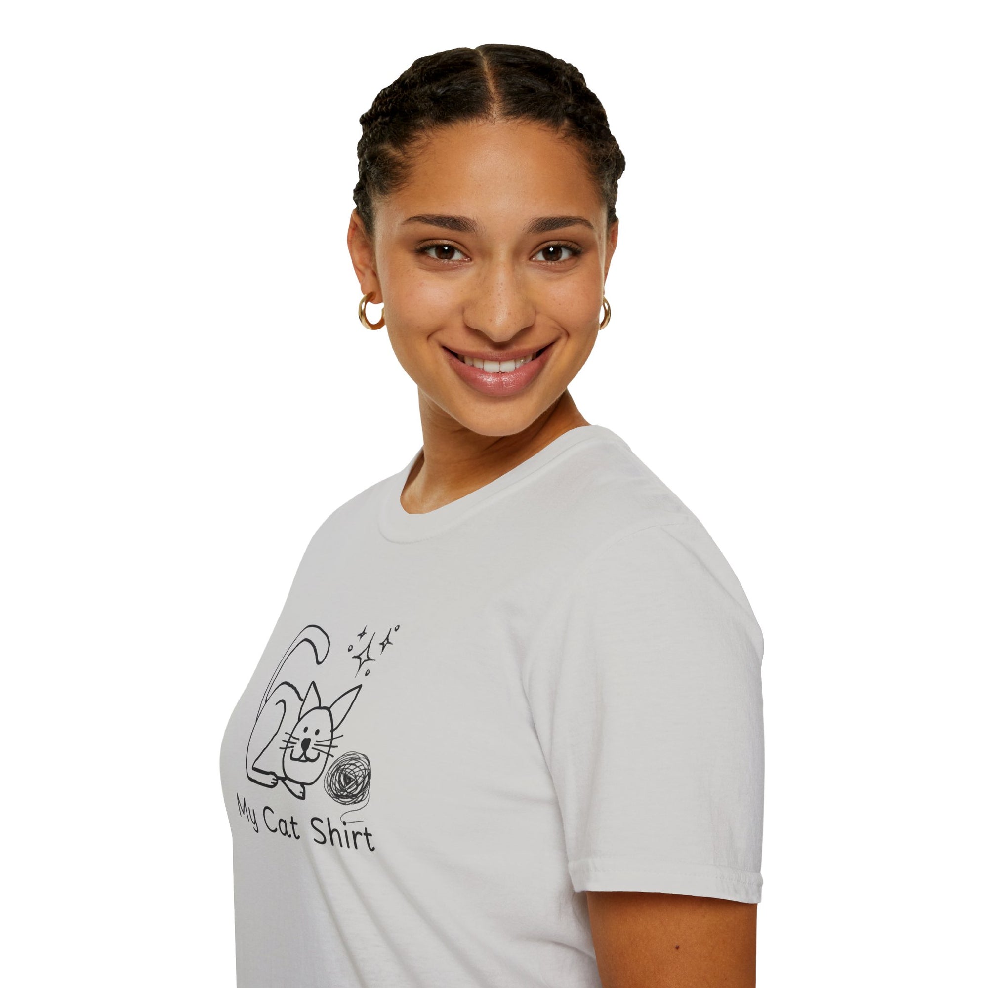Cute Cat Lover T-Shirt - My Cat Shirt Design