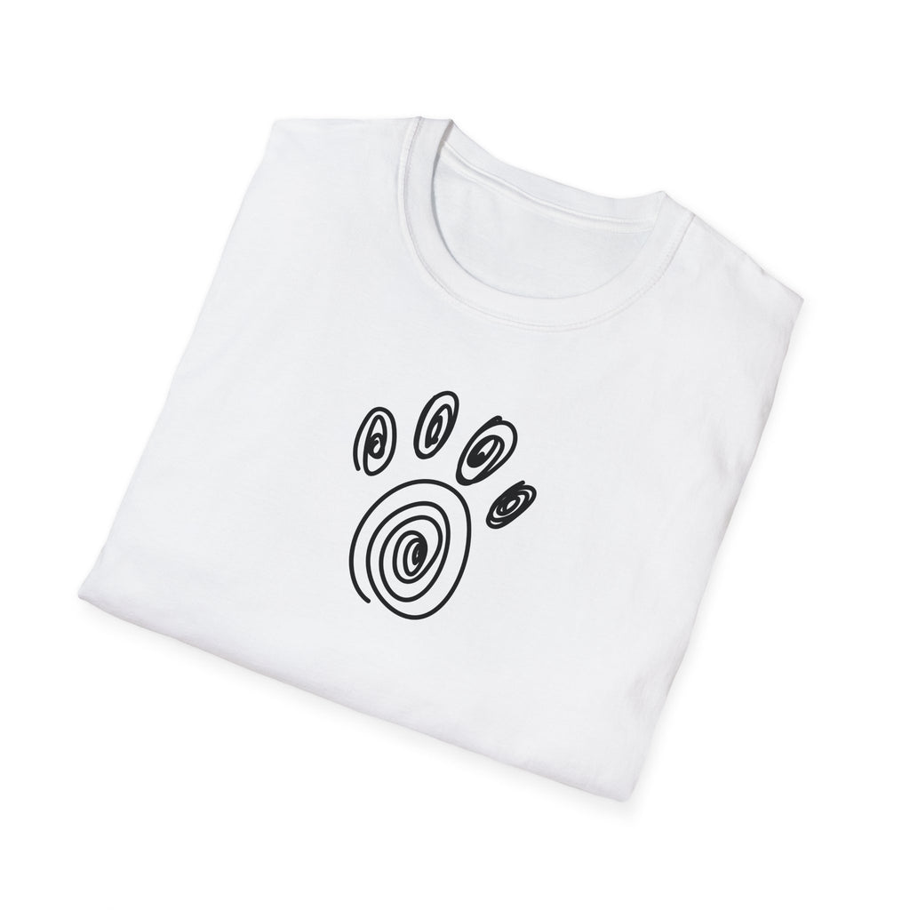 Scribble Paw Unisex Softstyle T - Shirt - T - Shirt - Epileptic Al’s Shop