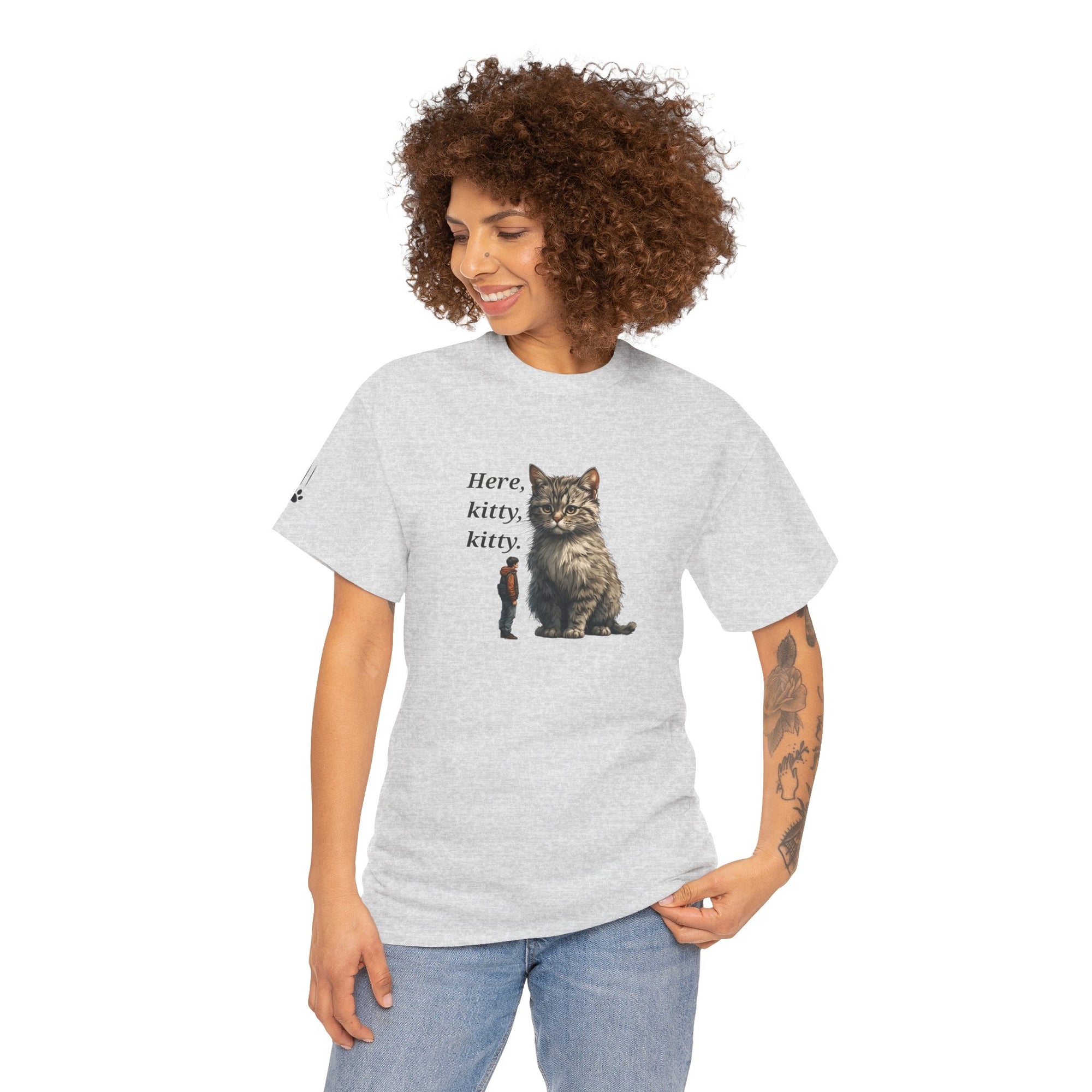 Here Kitty Kitty Tee, Funny Animal Shirt