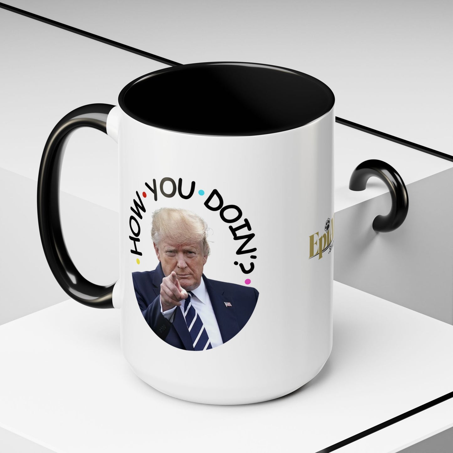 Funny Accent Coffee Mug - "How You Doin'?" - Perfect Gift for Trump Fans