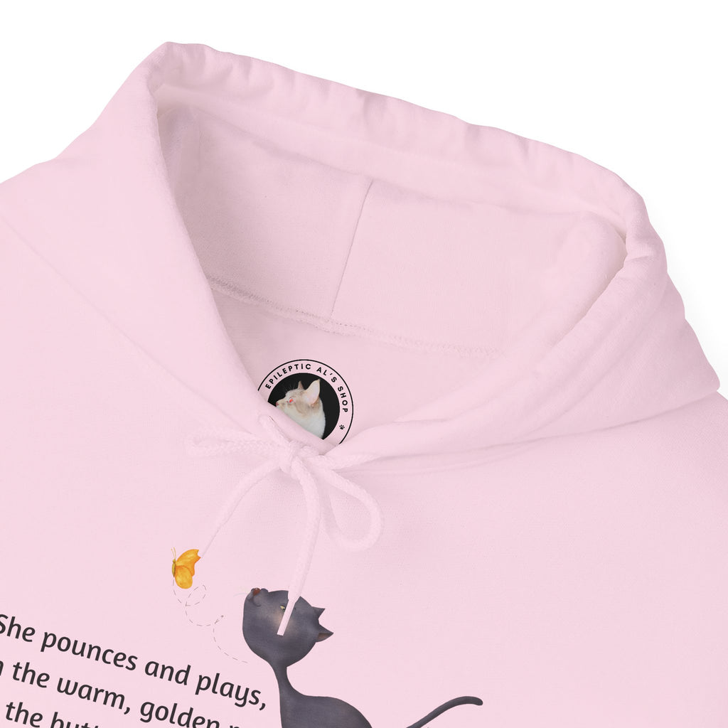 She Pounces & Plays Unisex Heavy Blend™ Hooded Sweatshirt