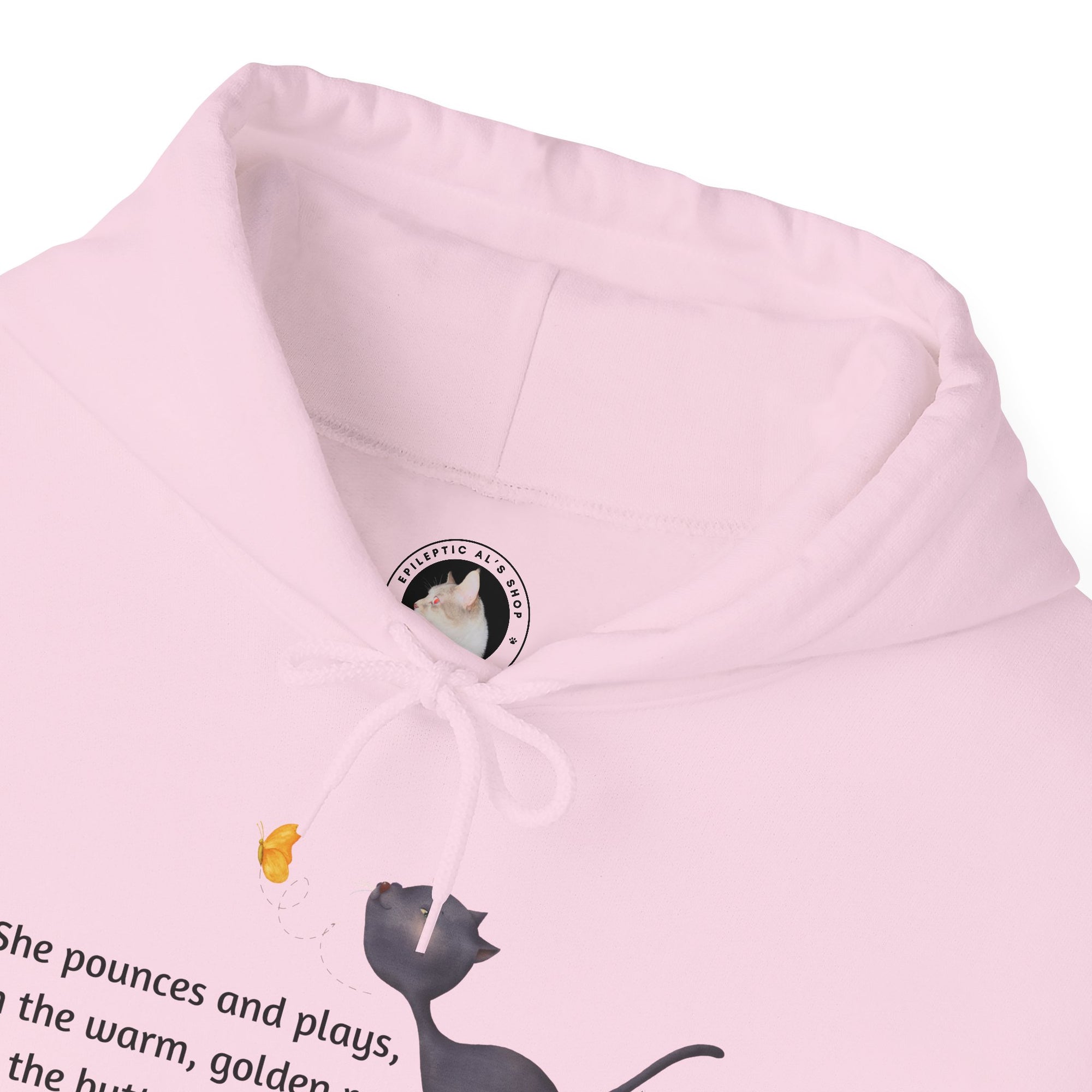 She Pounces & Plays Unisex Heavy Blend™ Hooded Sweatshirt