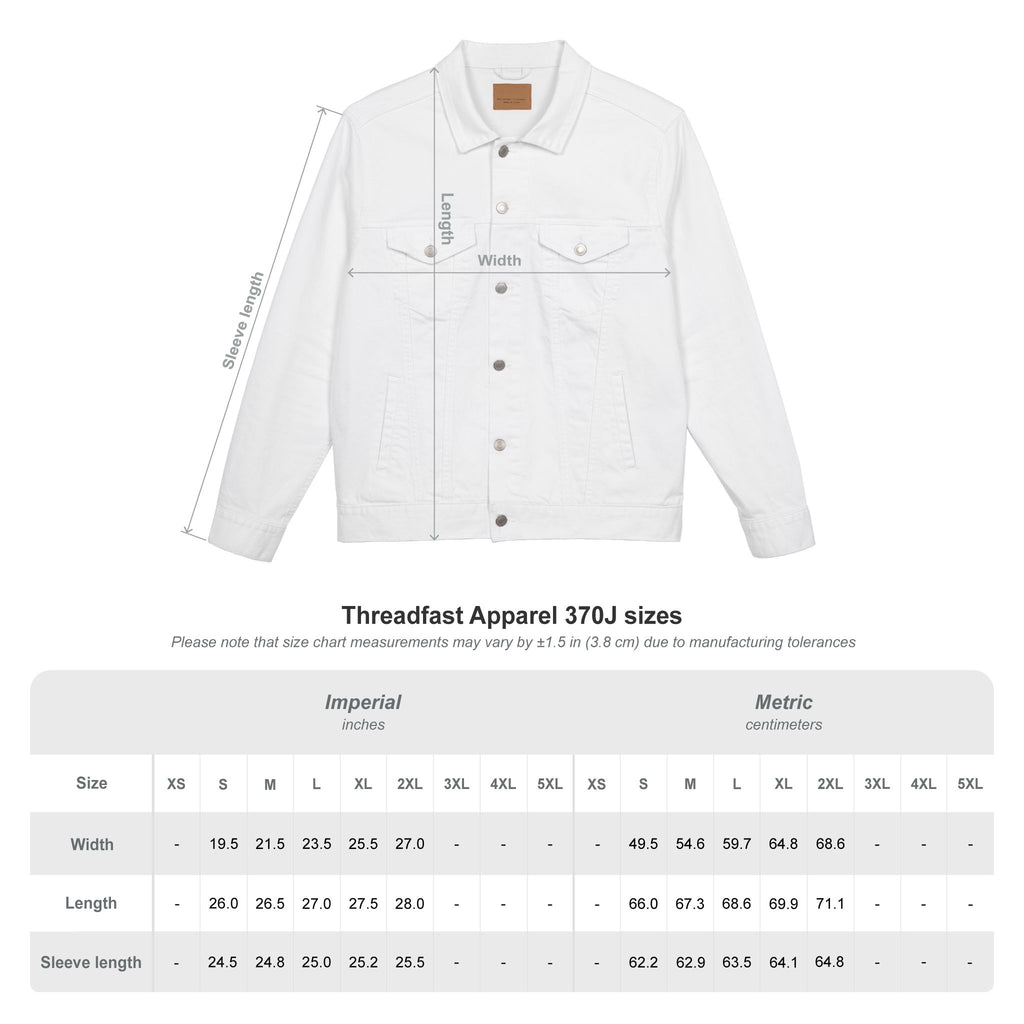 Unisex Trump 45 47 48 Embroidered Denim Jacket