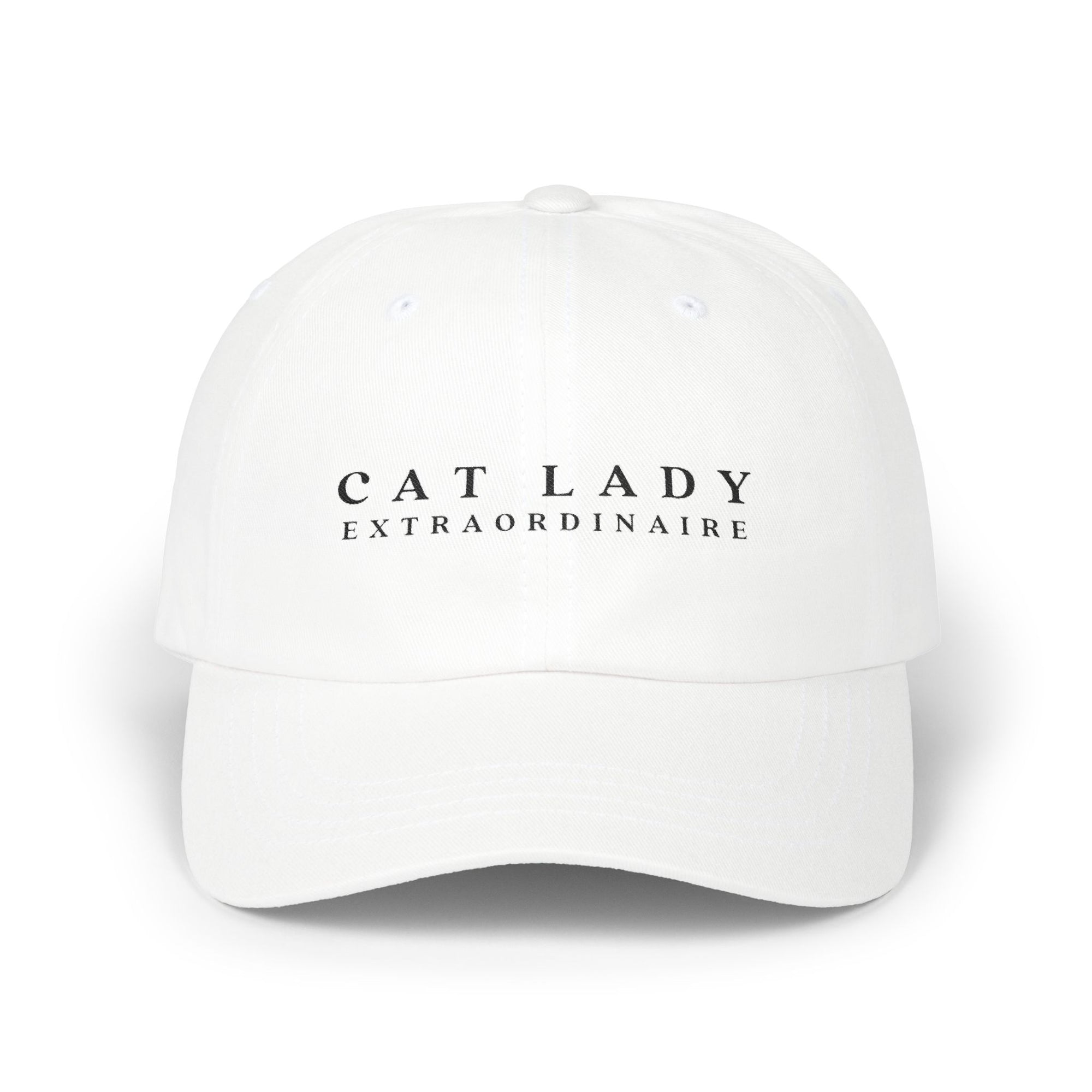 Cat Lady Extraordinaire Cap, Gift for Cat Ladies