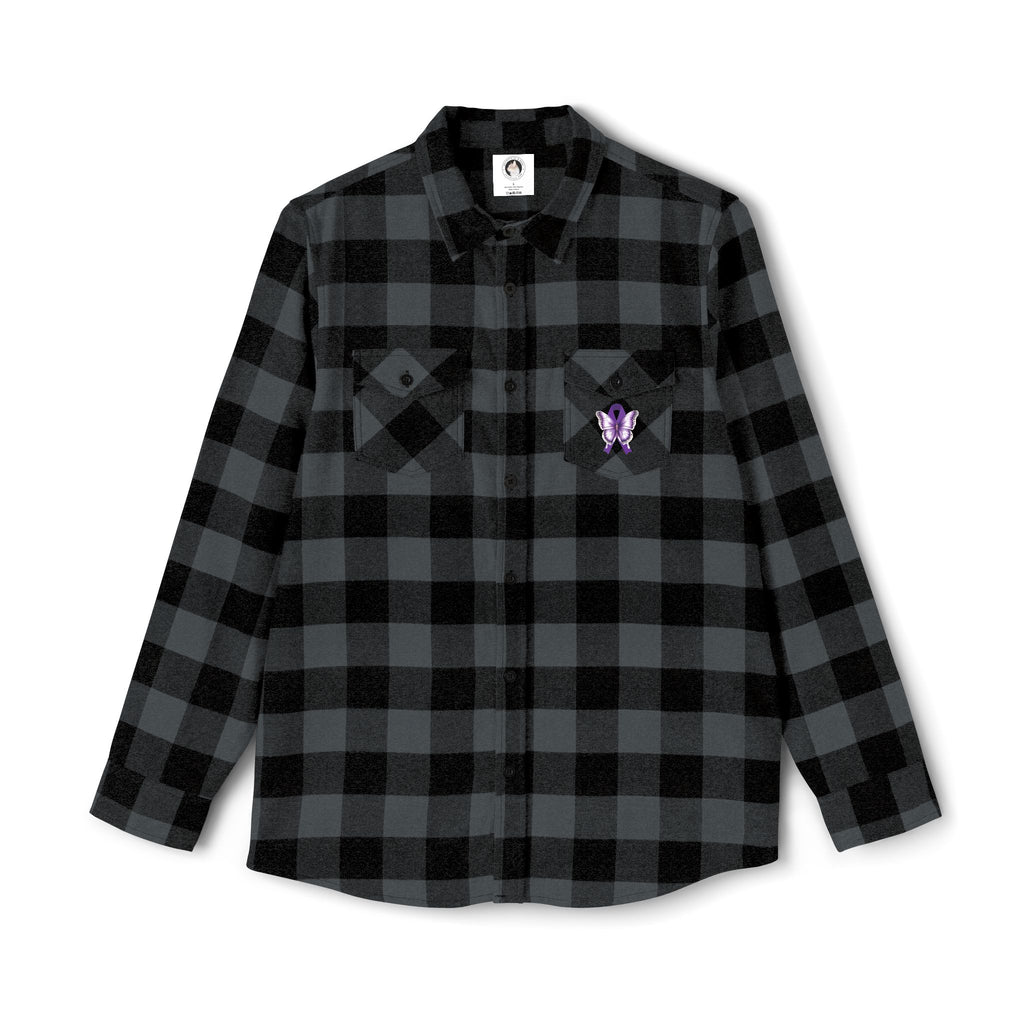 Epilepsy Butterfly Unisex Flannel Shirt