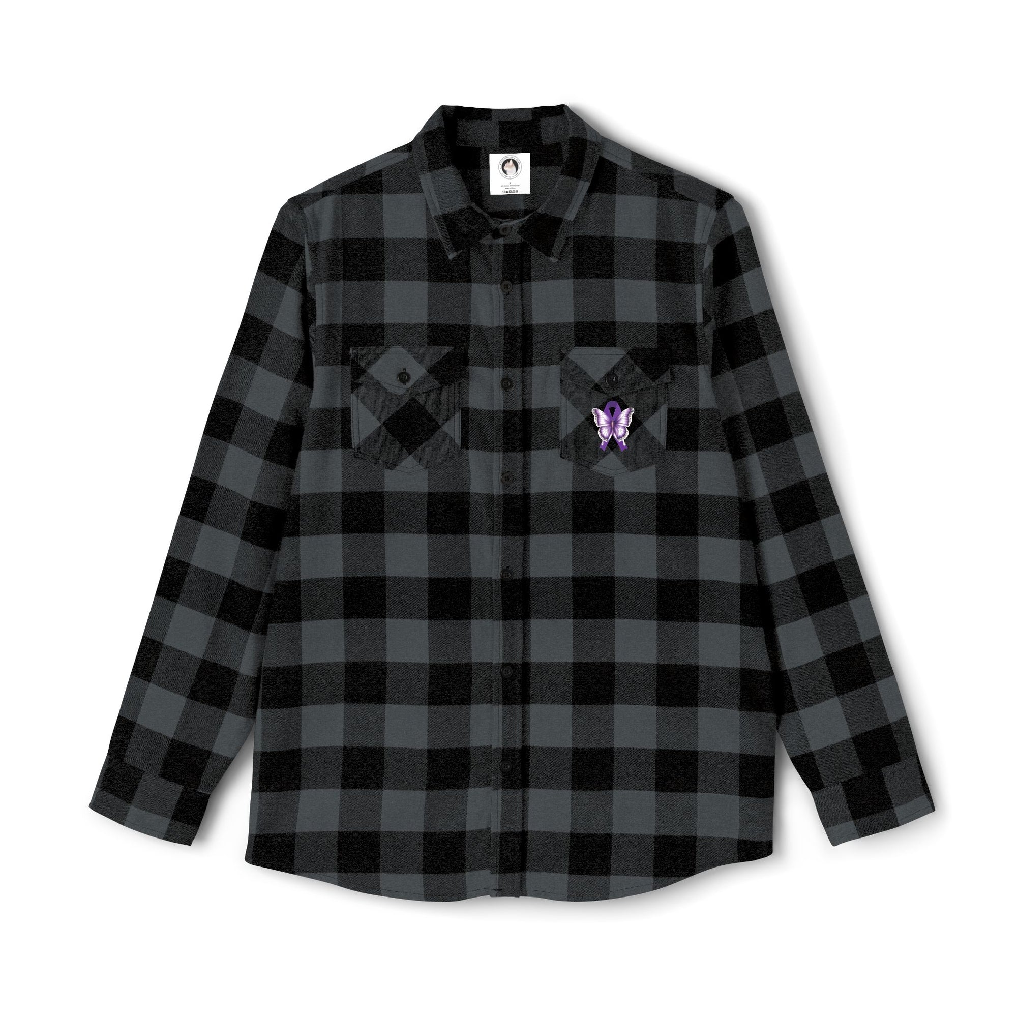 Epilepsy Butterfly Unisex Flannel Shirt
